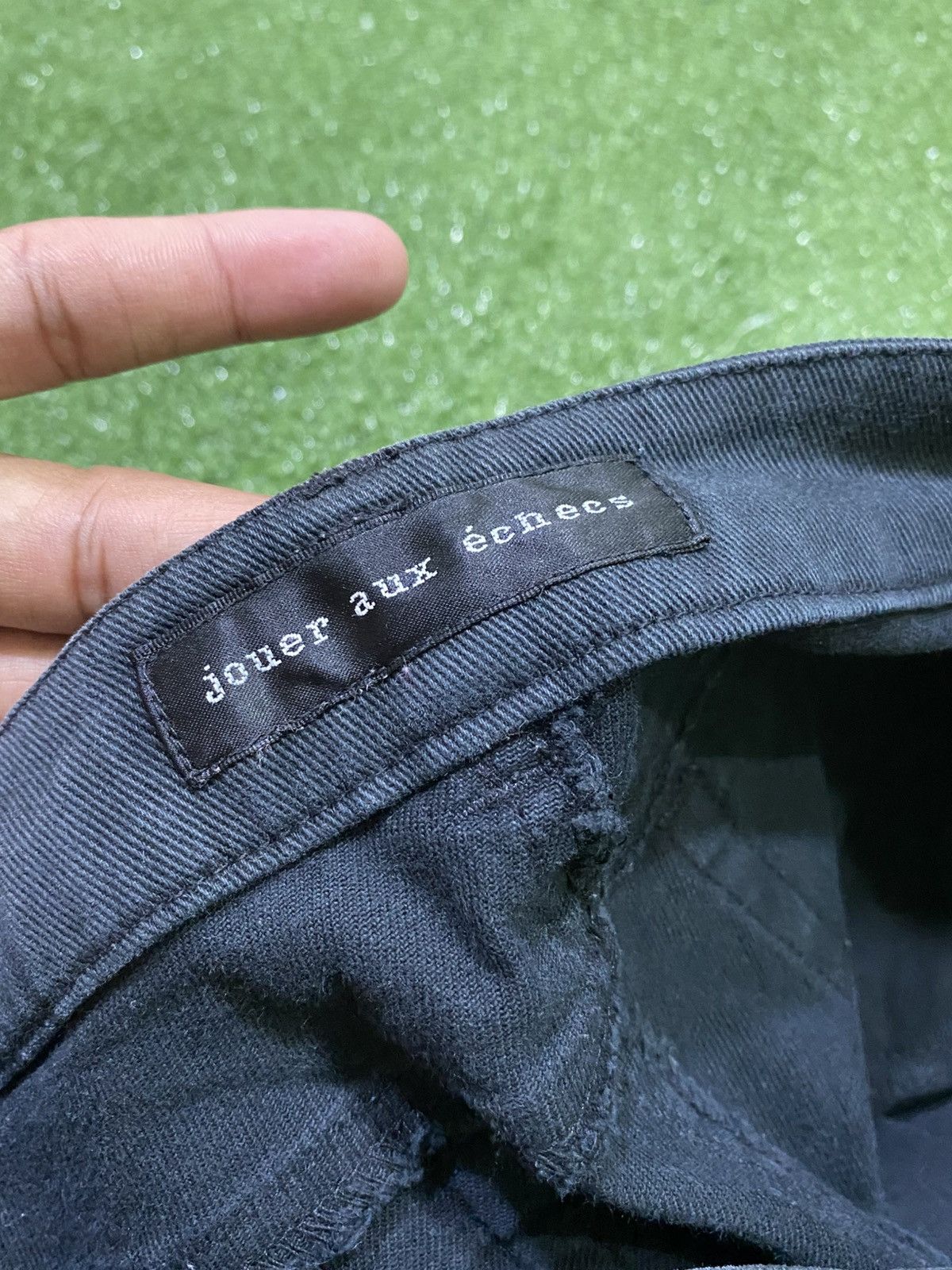 Japanese Brand Jouer aux echecs spiral tornado mart flare pants / jeans Size US 30 / EU 46 - 7 Thumbnail