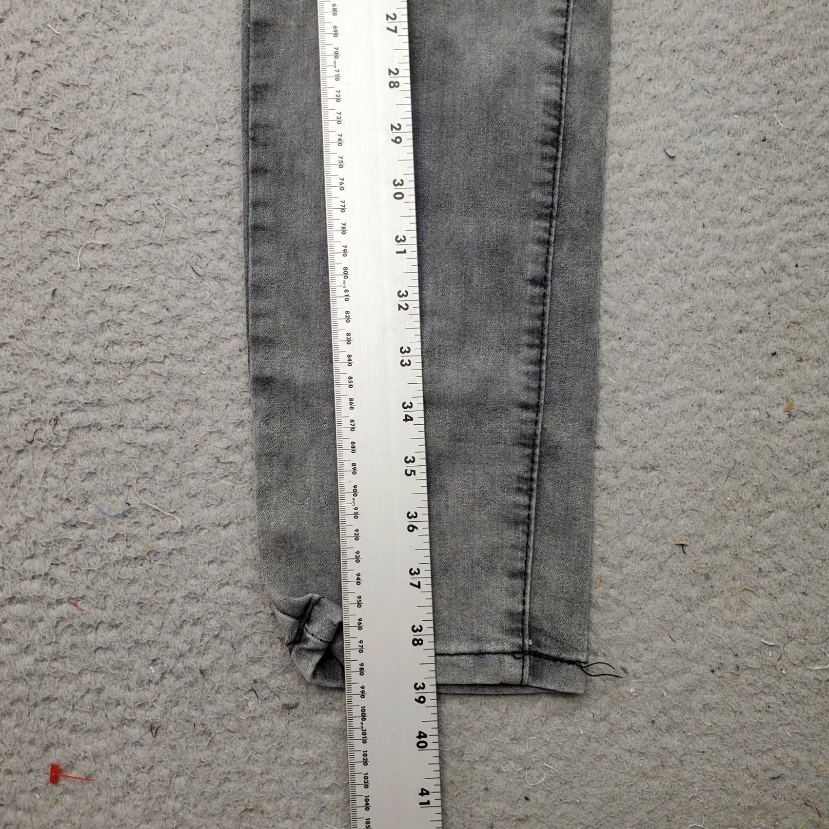 Denime Waimea Skinny Jeans Mens 30 Multi Denim Pintuck Distressed Slim Fit Zip Pockets Jeans May Include 5-Pocket Design 30 Inseam Mens Size 30 Size US 30 / EU 46 - 3 Thumbnail