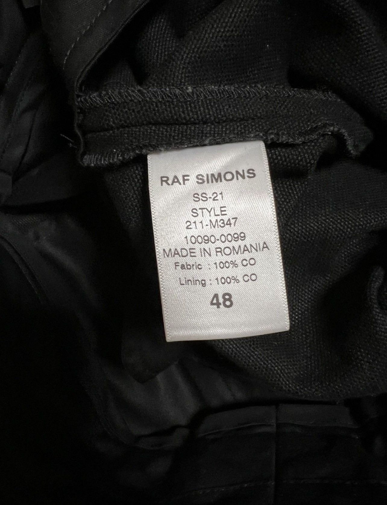 Raf Simons Raf Simons SS/21 Runway black flared pants Size US 32 / EU 48 - 5 Thumbnail