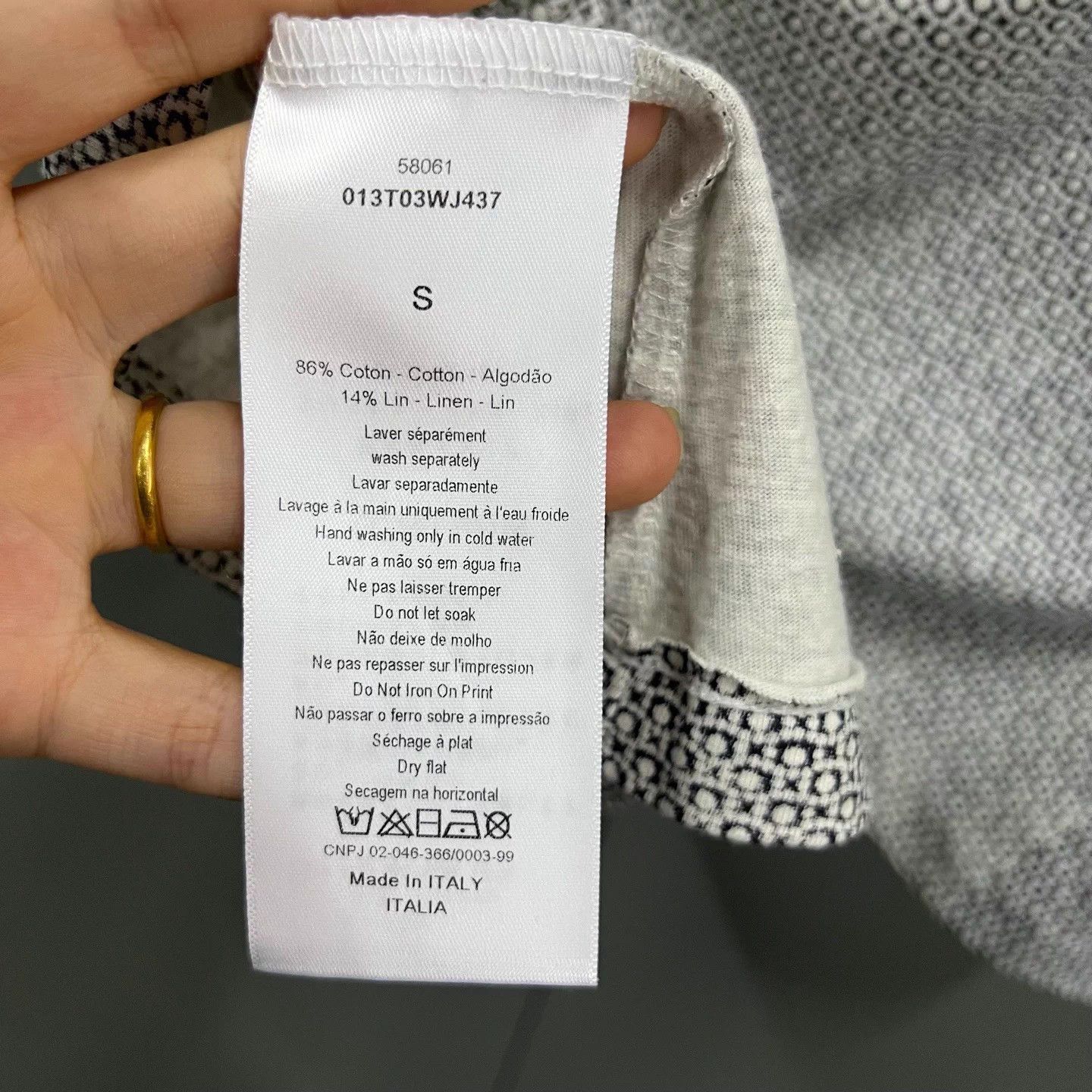 Dior Dior star print short sleeve S 95new Size S / US 4 / IT 40 - 3 Thumbnail