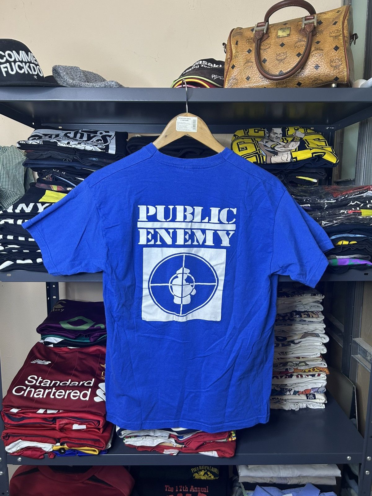 Other Public Enemy Fight The Power Tee Blue Rap Shirt Size US S / EU 44-46 / 1 - 2 Thumbnail