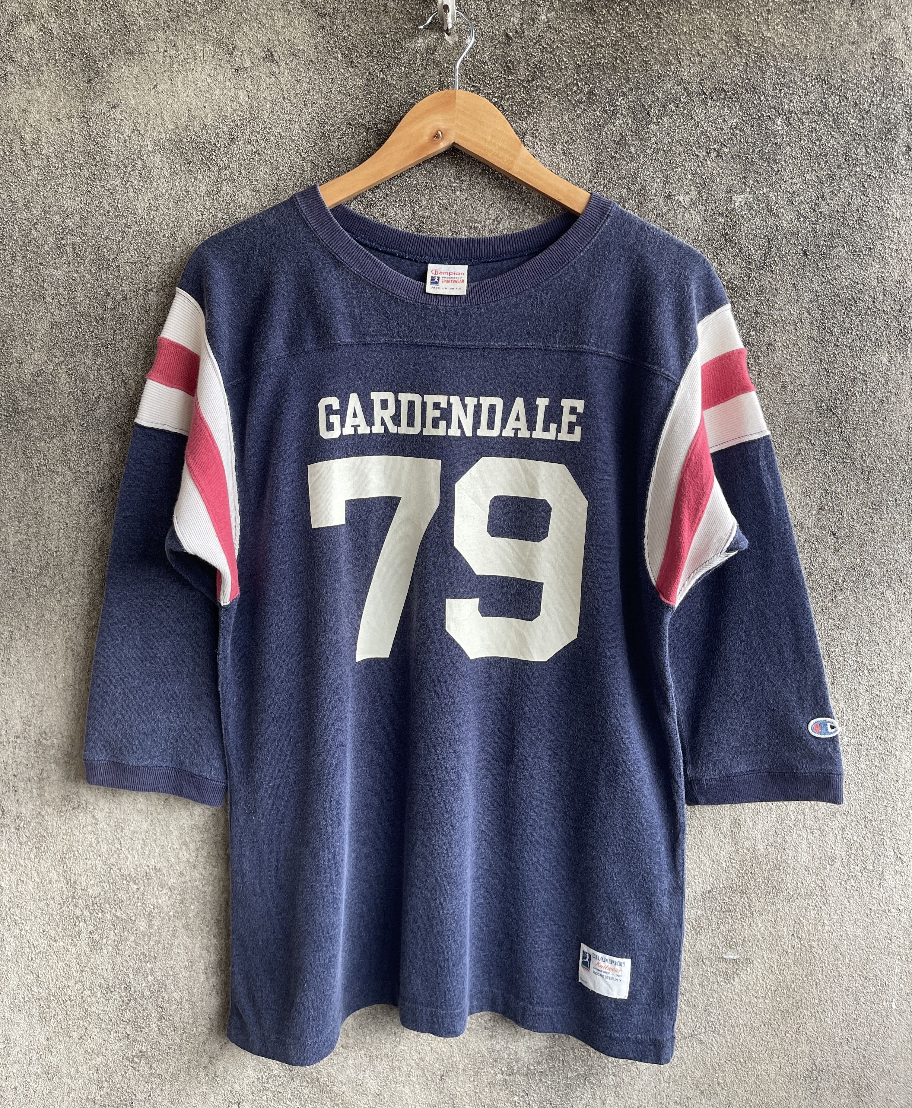 Vintage 80s🔥Champion Sportwear🔥Raglan GardenDale 79 L/S Tee