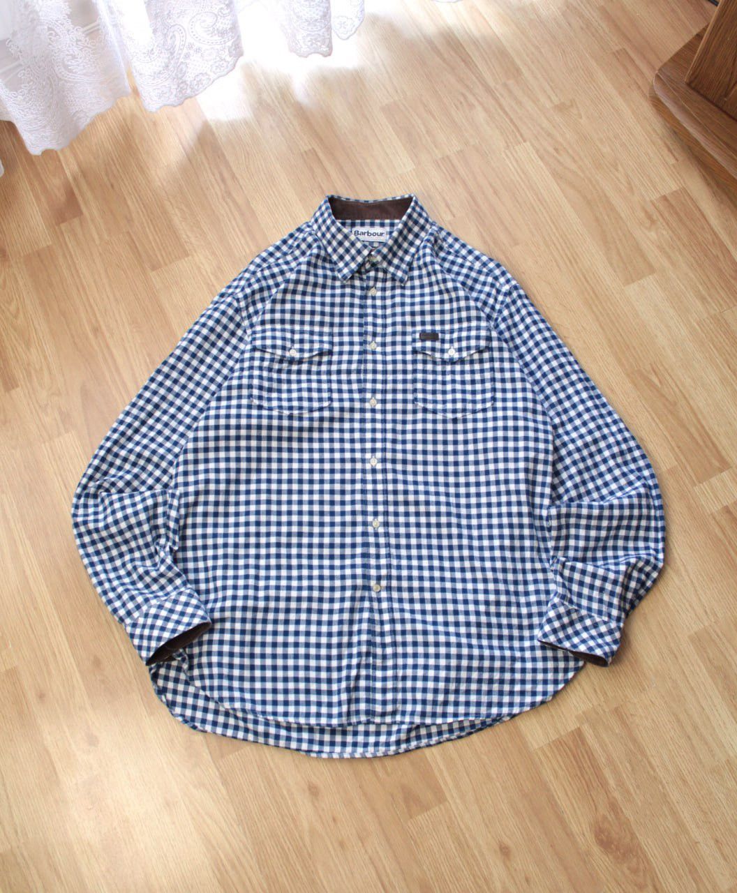 Barbour × Vintage 🔥 Barbour Long Sleeve Button Shirt Regular Fit Novacheck Size US XL / EU 56 / 4 - 2 Thumbnail
