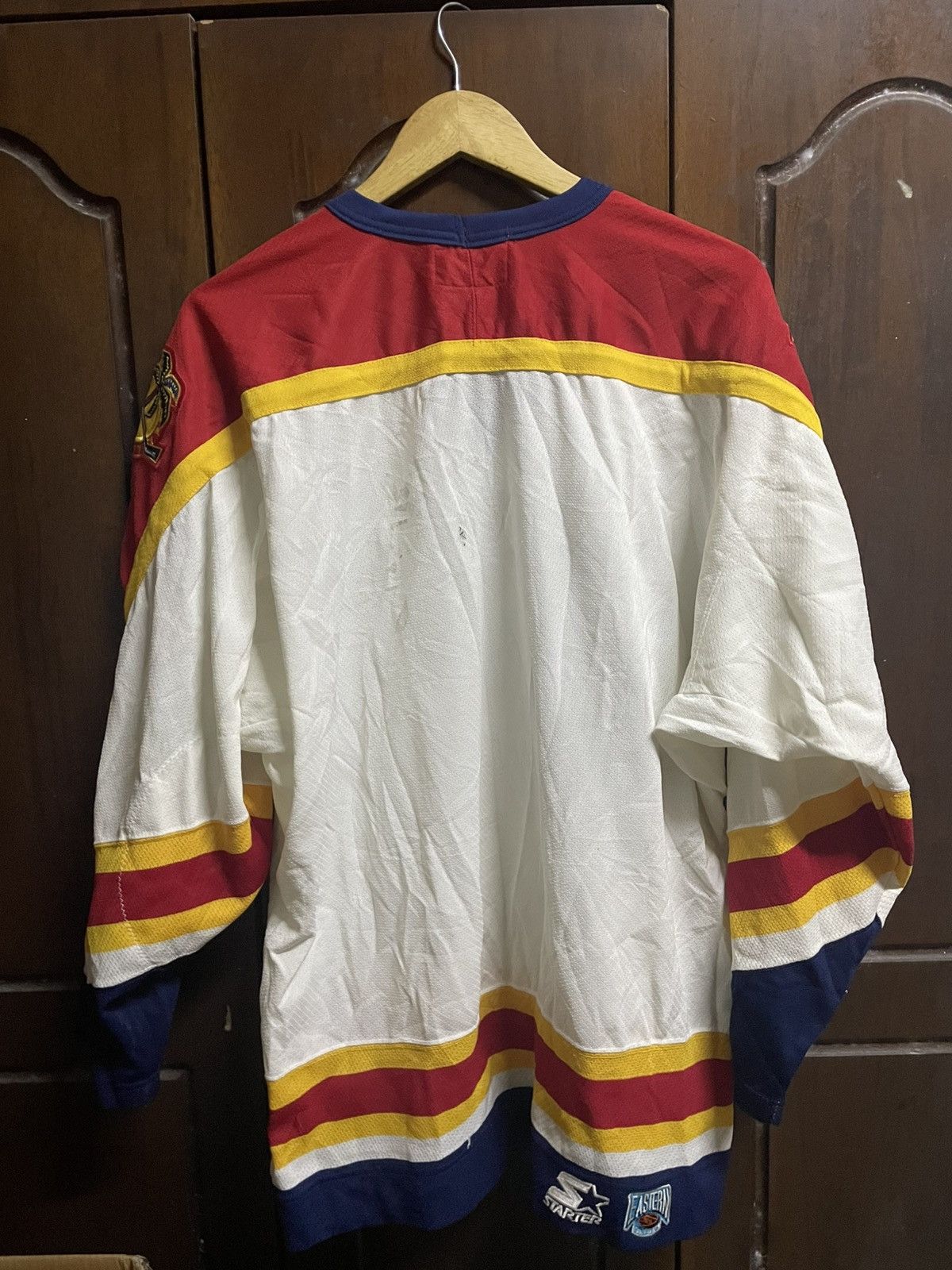 Vintage Vintage Florida Panthers Starter NHL Hockey Jersey 90s White Size US XXL / EU 58 / 5 - 4 Thumbnail