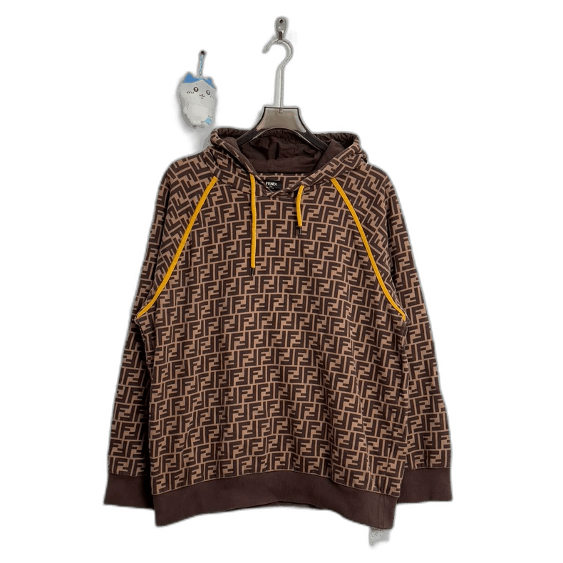 Fendi Fendi Monogram Print Hoodie XXL Size Size US XXL / EU 58 / 5 - 1 Thumbnail