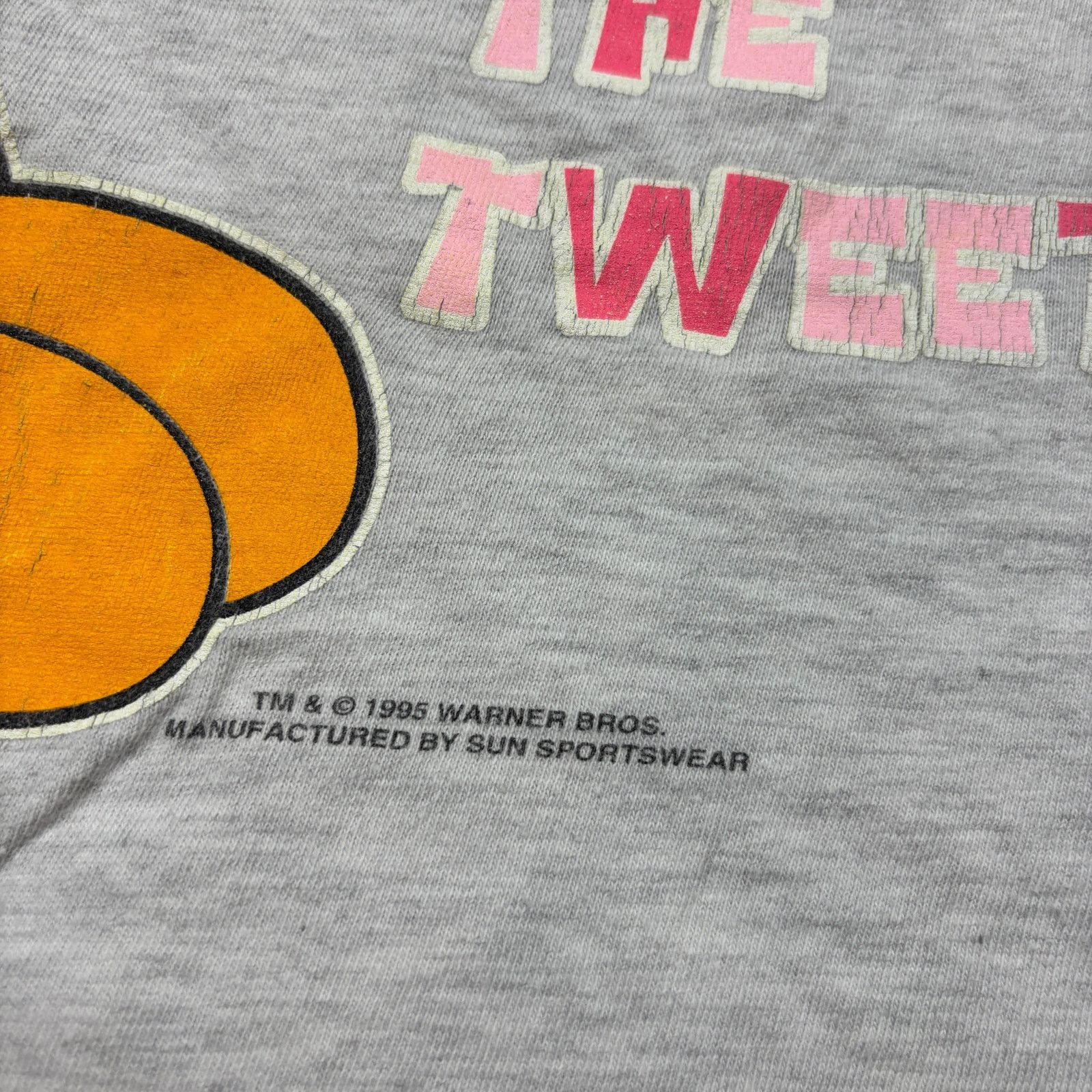 Vintage × Warner Bros VTG 90s Looney Tunes Tweety Bird The Tweetest Shirt 2XL Size US XXL / EU 58 / 5 - 3 Thumbnail