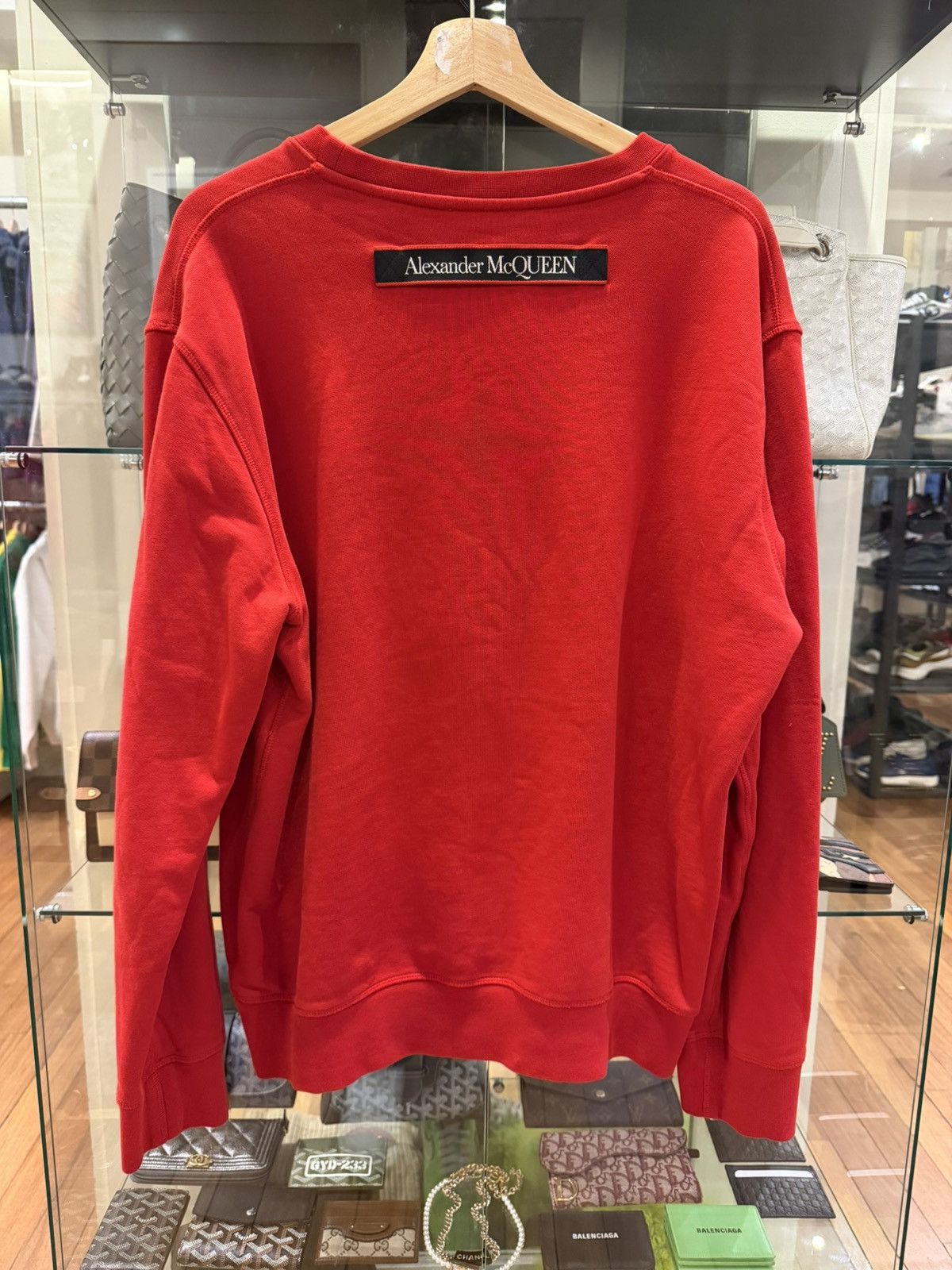 Alexander McQueen Alexander McQueen Crewneck - Red Size US XXL / EU 58 / 5 - 2 Thumbnail