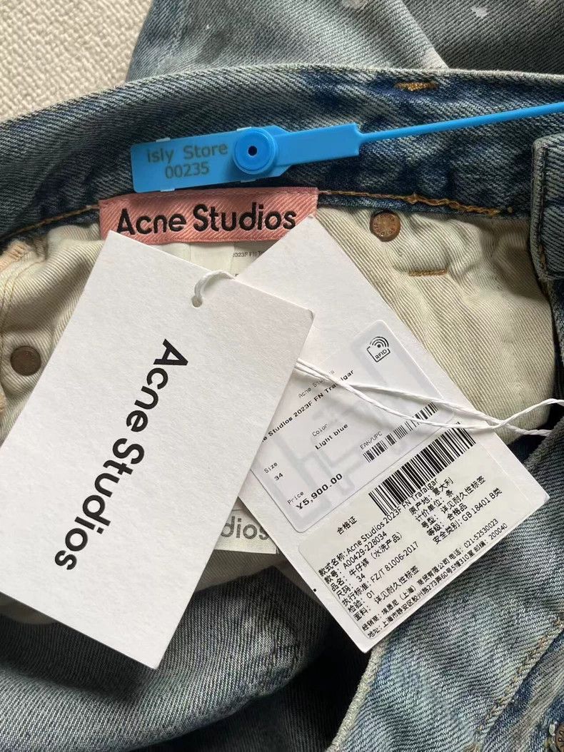 Acne Studios Acne Studios Mud-dyed waste soil rework jeans Size US 34 / EU 50 - 4 Thumbnail