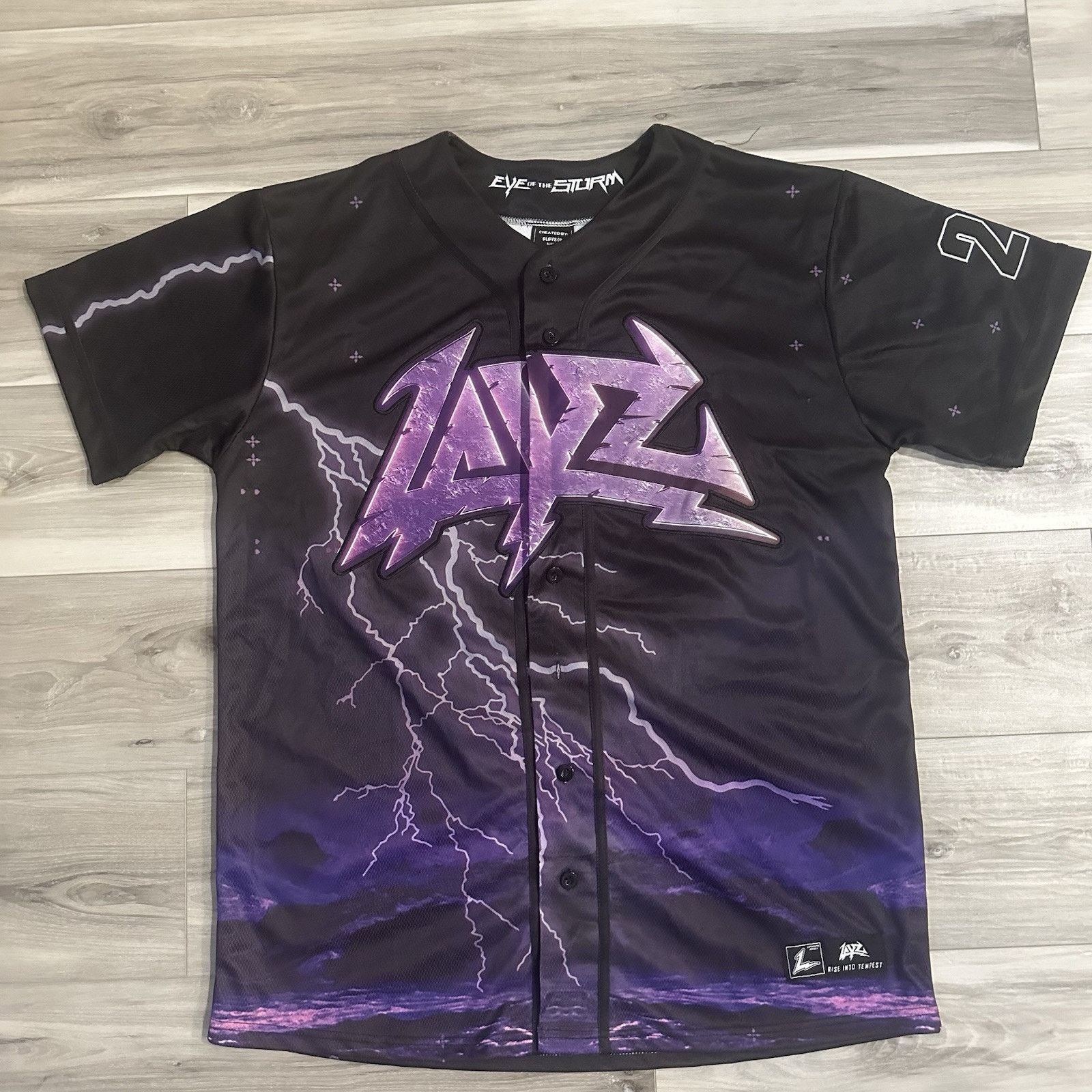 Other ELEV808 LAYZ EDM JERSEY Mens 2XL Purple Rare AOP Lighting Size US XXL / EU 58 / 5 - 1 Thumbnail