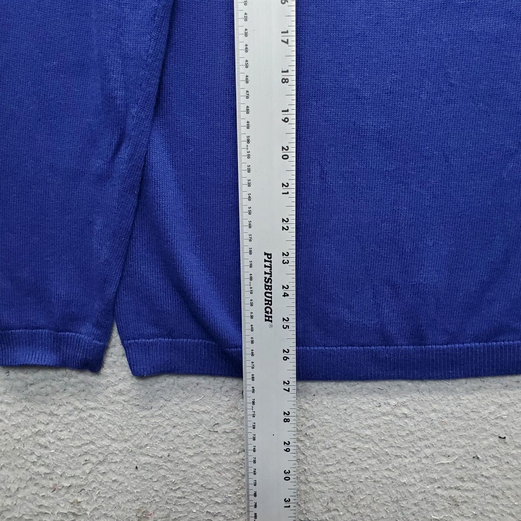 Talbots Talbots Cable-Yoke Sweater Womens Large Blue Pullover Knit Long Sleeve Casual Fall Winter Shirt Mens? Size L / US 10 / IT 46 - 3 Thumbnail