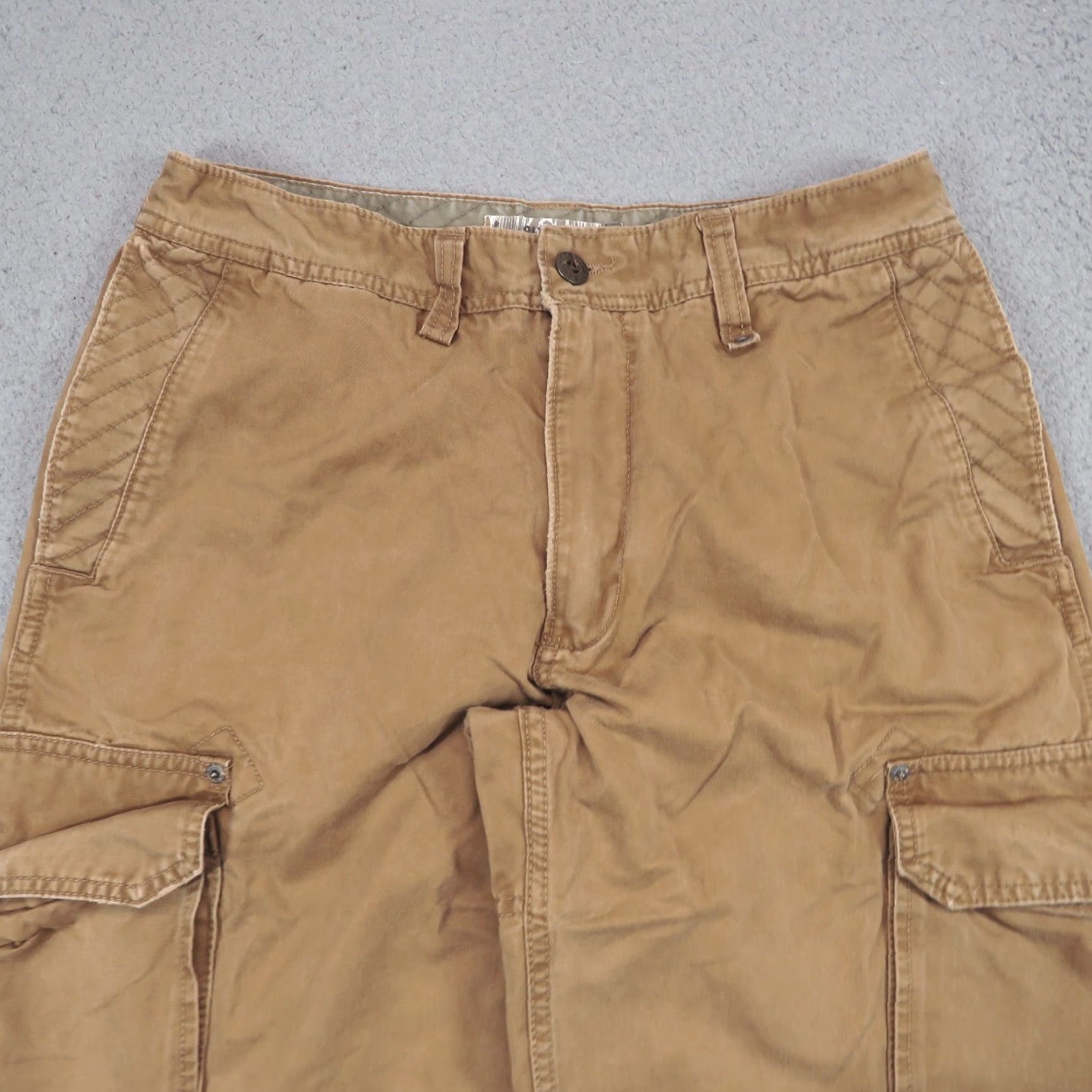 Old Navy VTG Old Navy Pants Mens 32 Baggy Cargo Wide-Leg Khaki 90s Grunge USA Fatigues Cartoon? Size US 32 / EU 48 - 7 Thumbnail