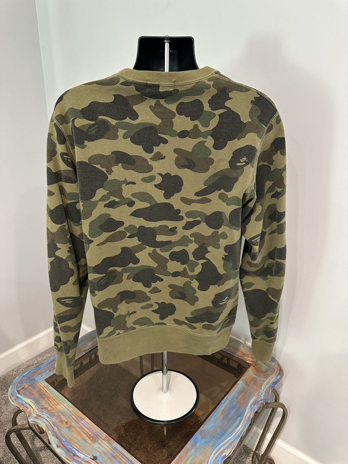 Bape Bape Camo Studded Crewneck Size US L / EU 52-54 / 3 - 2 Thumbnail