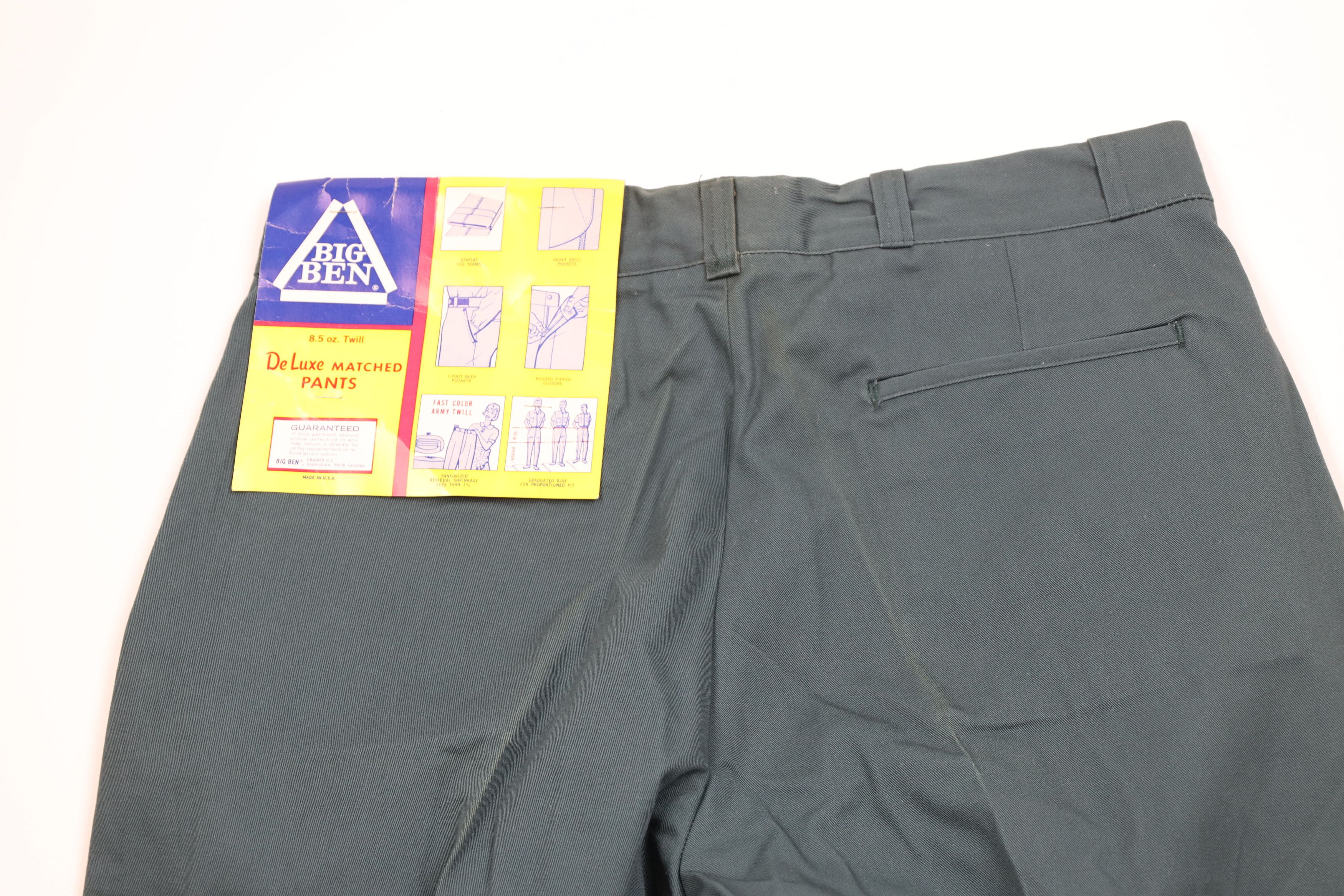 Vintage Deadstock Vintage 60s Cotton Twill Pants Green USA Size US 36 / EU 52 - 12 Thumbnail