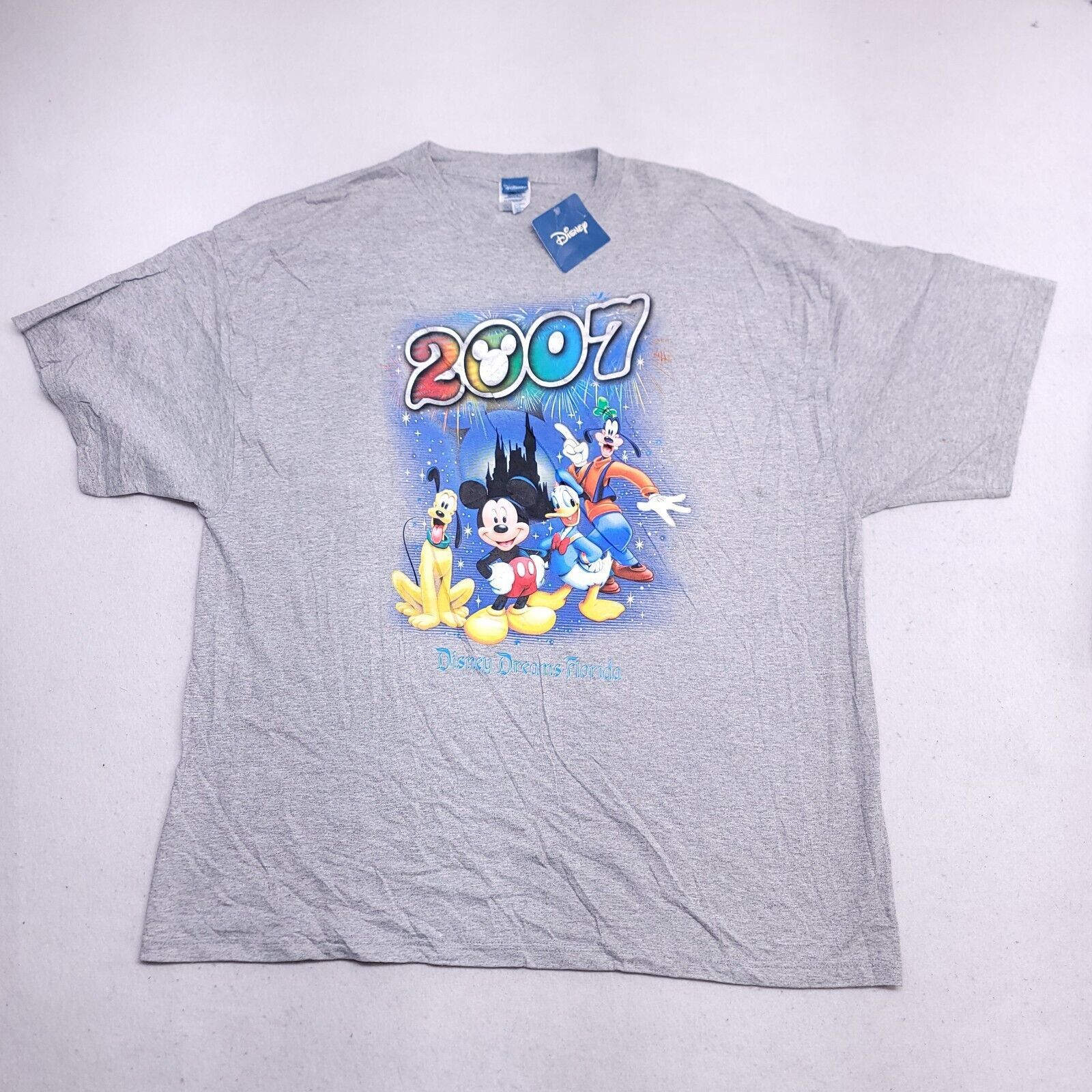 Disney Disney World 2007 Casual Graphic Pullover Shirt Men Size 2XL Size US XXL / EU 58 / 5 - 2 Thumbnail