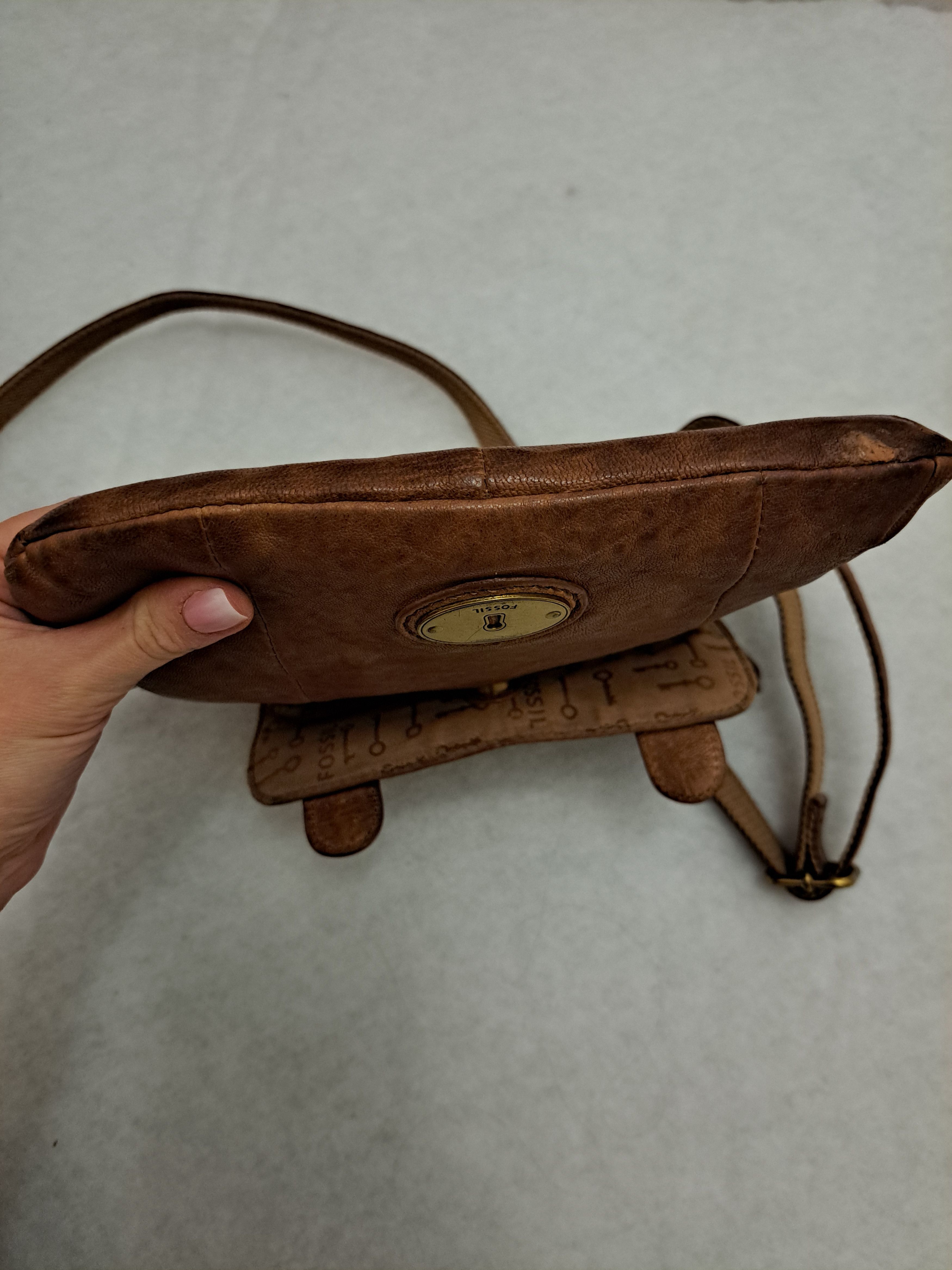 Fossil Brown leather Fossil crossbody bag Size ONE SIZE - 9 Thumbnail