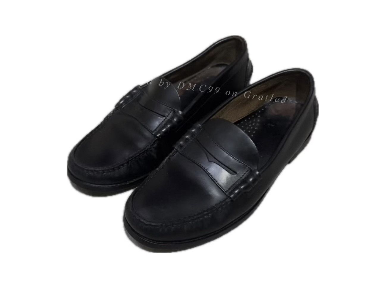 Vintage Vintage Prada Leather Penny Loafer Shoes Size US 8.5 / EU 41-42 - 1 Thumbnail