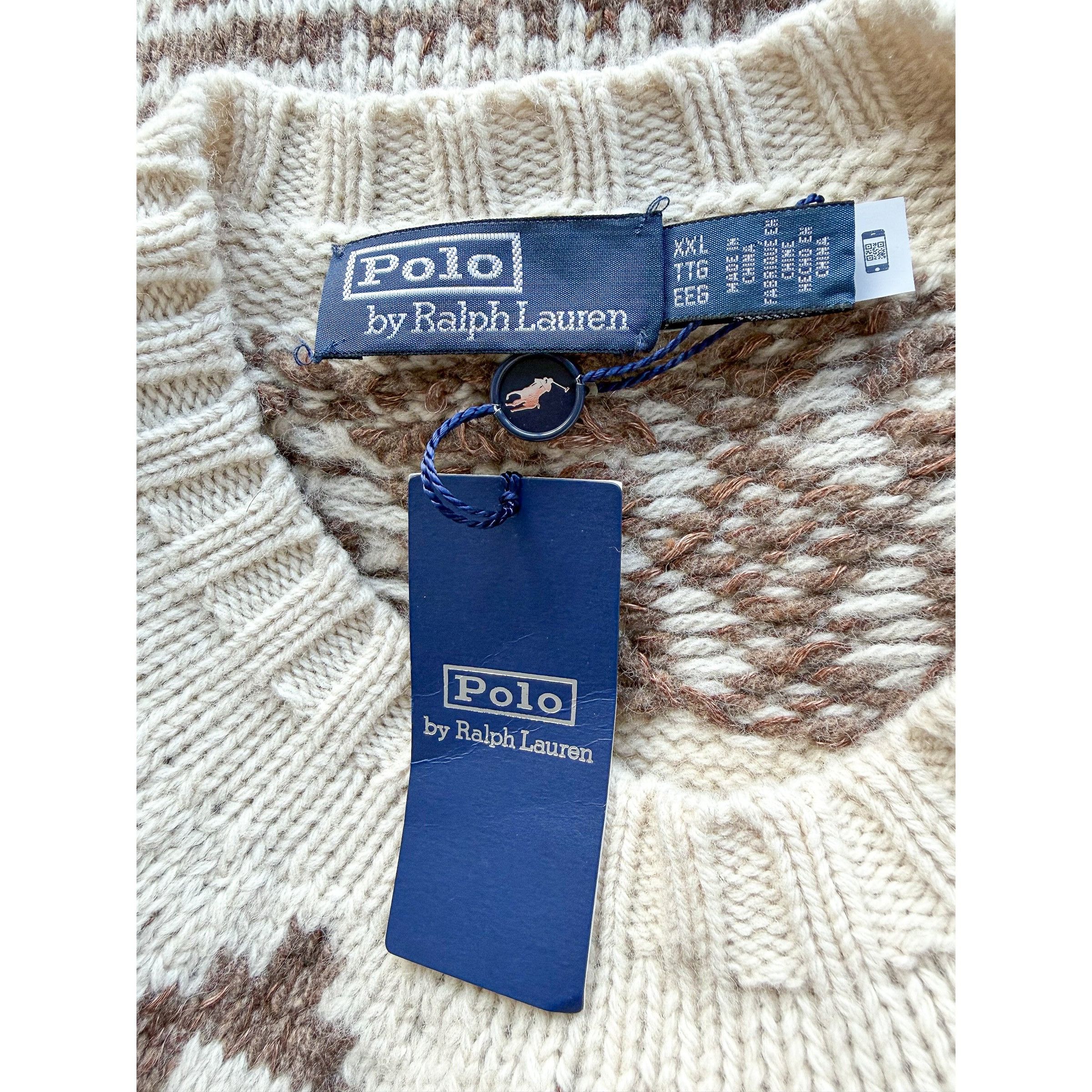 Polo Ralph Lauren Ralph Lauren Polo Plaid Wool Linen Jumper Size US XXL / EU 58 / 5 - 12 Thumbnail