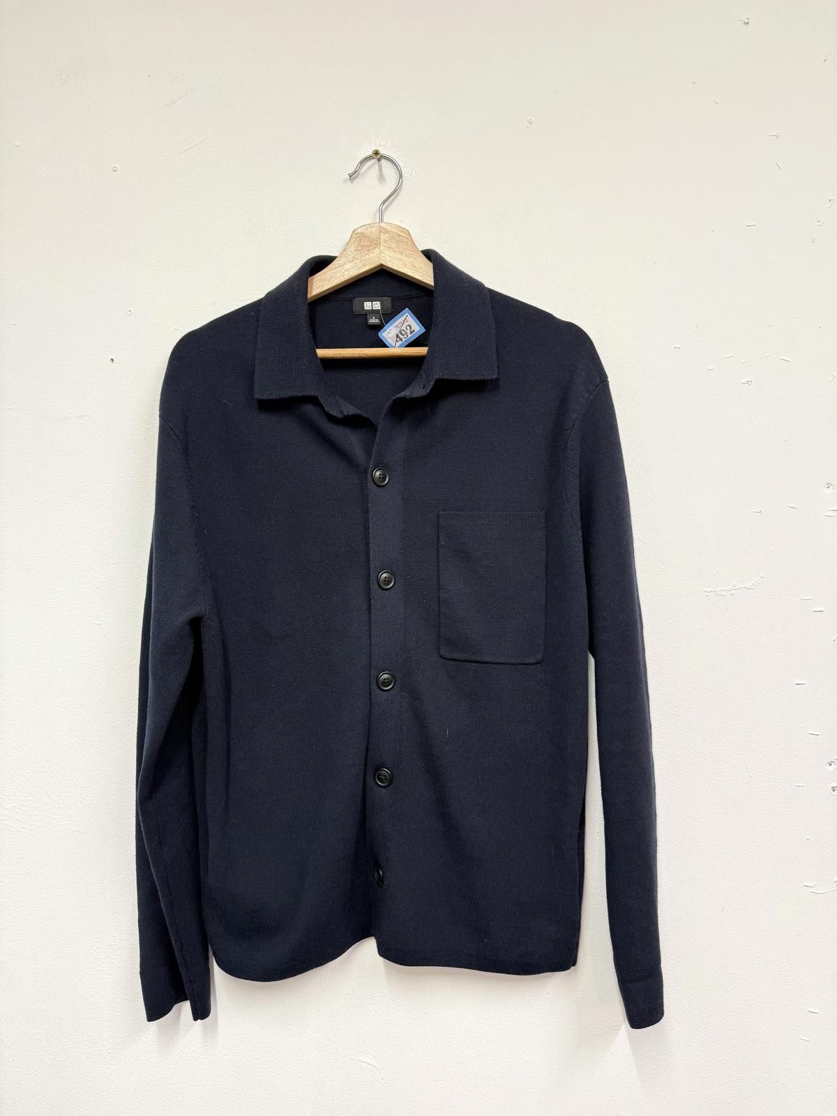 Uniqlo Uniqlo Black Button-Up Knit Cardigan Size S Size US S / EU 44-46 / 1 - 1 Thumbnail