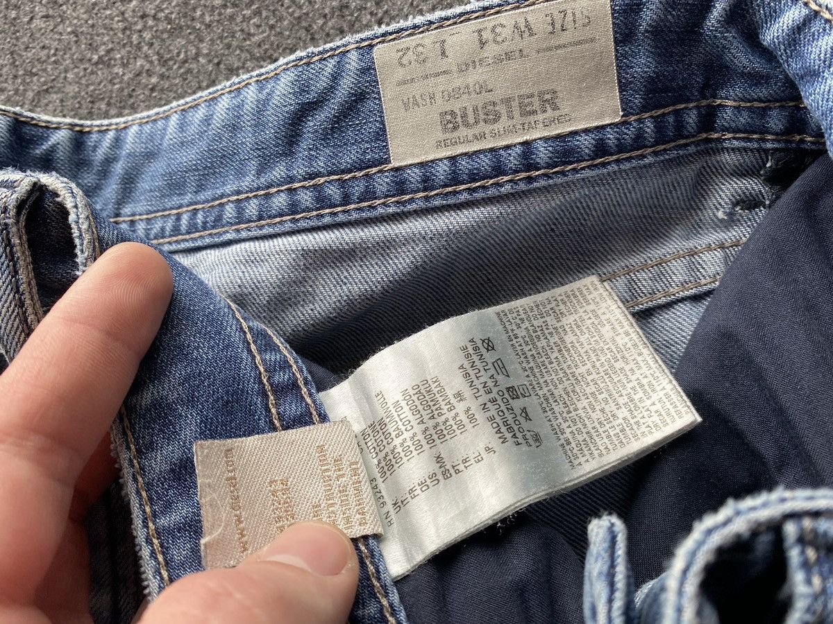 Diesel 🔥Opium Punk Diesel Buster regular slim tapered jeans 31 y2k Size US 31 - 6 Thumbnail