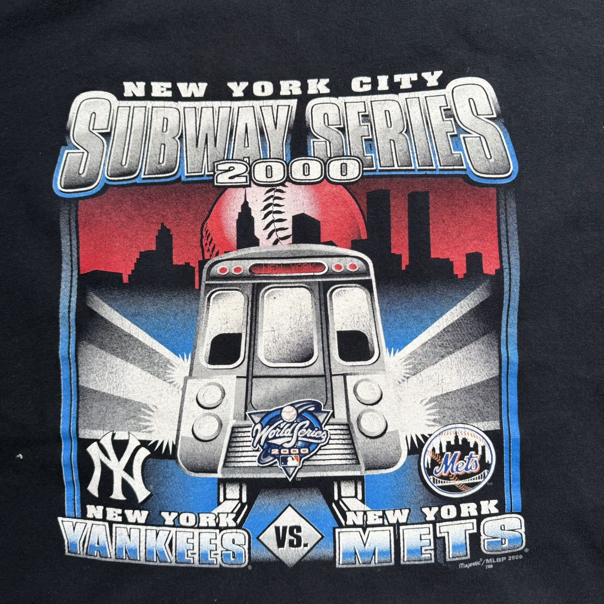 Majestic Vintage Y2K NY City Subway Series Tee Size US XXL / EU 58 / 5 - 4 Thumbnail