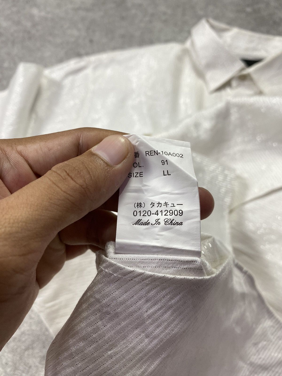 If Six Was Nine × Japanese Brand × Roen Semantic Design x Roen Stripe Shirt Size US L / EU 52-54 / 3 - 5 Thumbnail