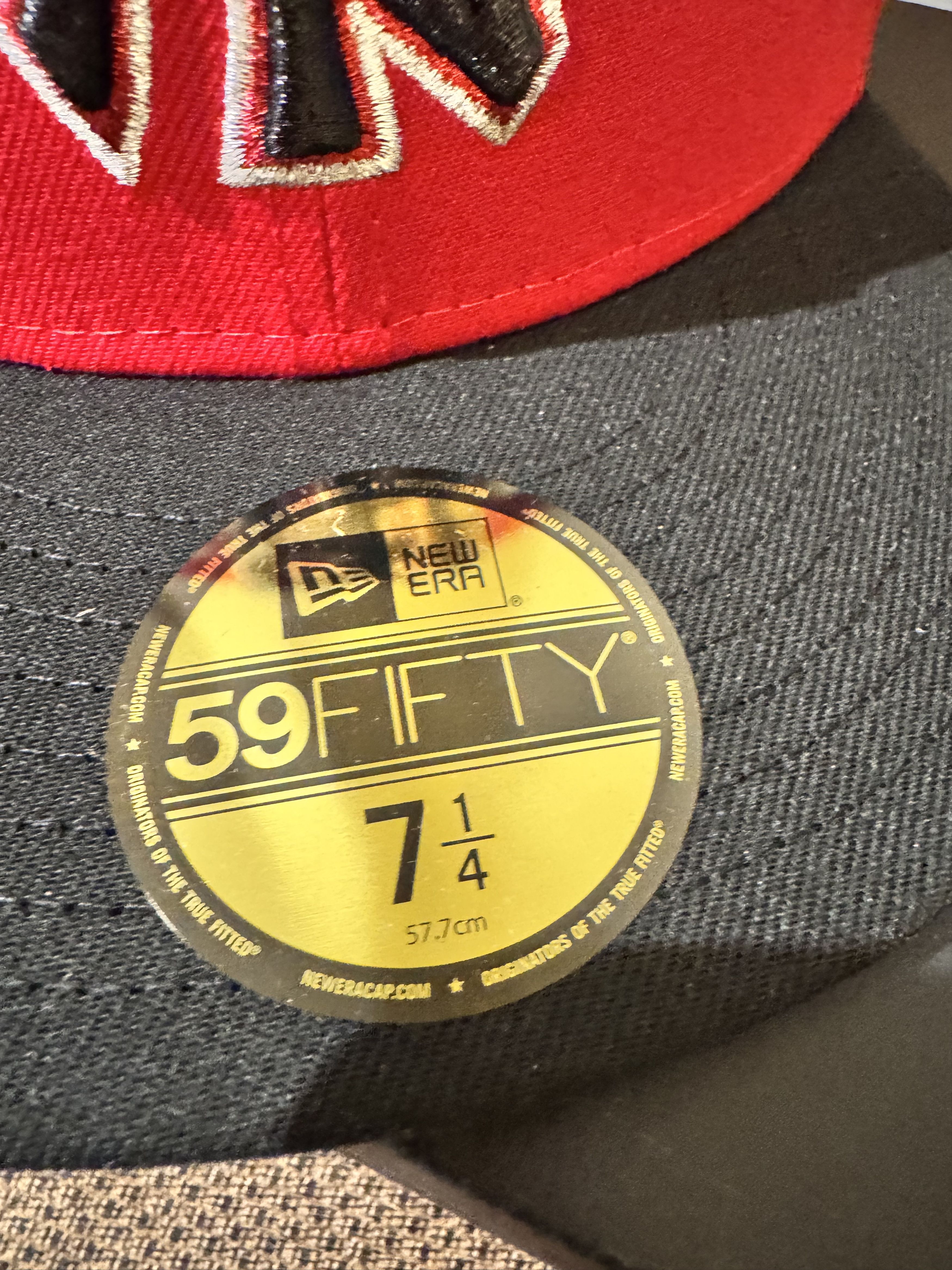New Era New Era 59Fifty 7 1/4 Red Black Yankees 50 Cent limited Size ONE SIZE - 3 Thumbnail