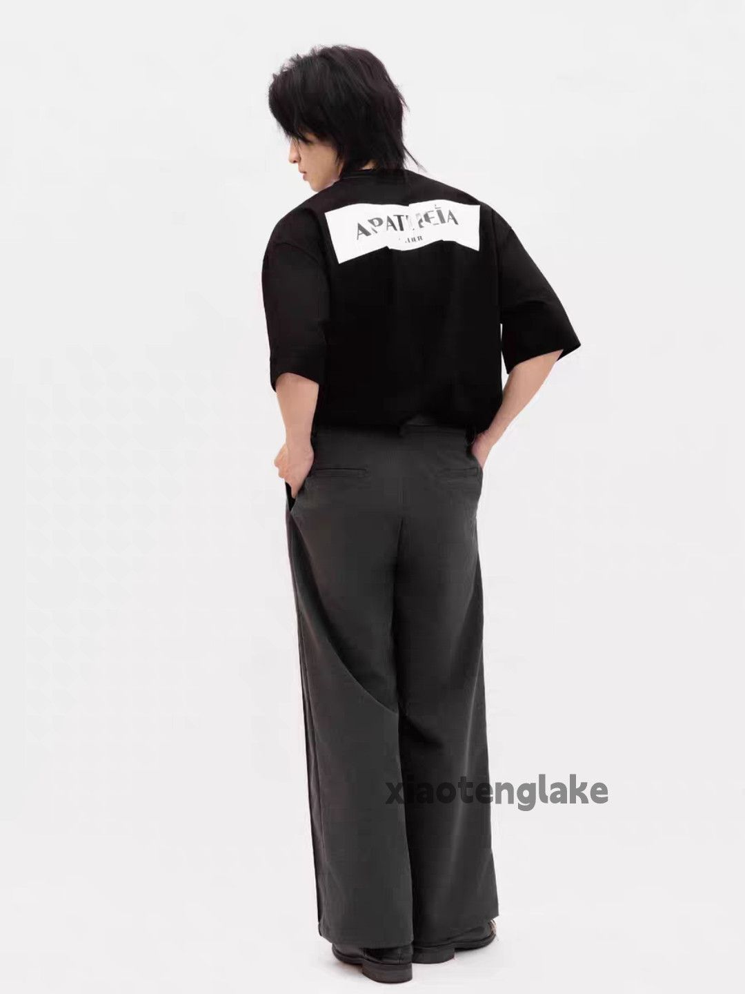 Vintage Custom faded loose baggy wide Leg pleated pants Size US 30 / EU 46 - 2 Thumbnail