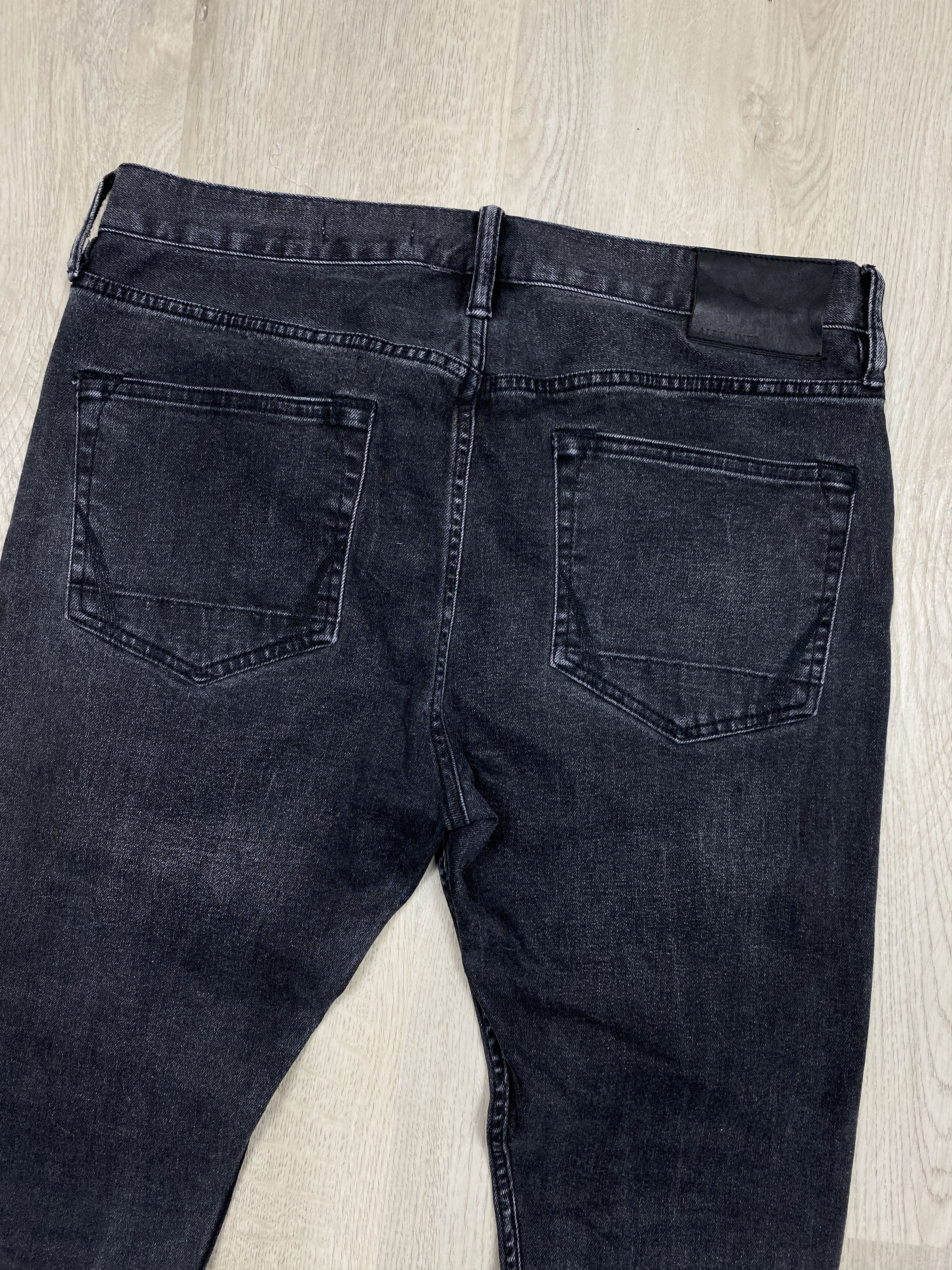 Allsaints Allsaints Grey Denim Pants Cigarette Jeans Size US 32 / EU 48 - 8 Thumbnail
