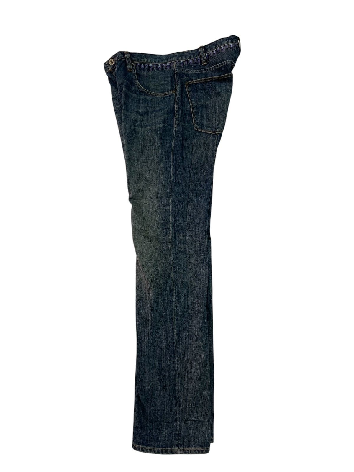 Paul Smith Sick🔥Stud Jeans Paul Smith Embroidery Denim Signature Stripe Size US 32 / EU 48 - 16 Thumbnail