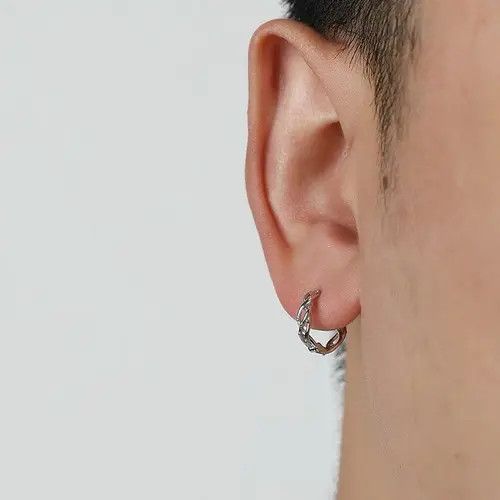 Vintage 100%925 Silver Vintage cutout earrings Size ONE SIZE - 1 Thumbnail