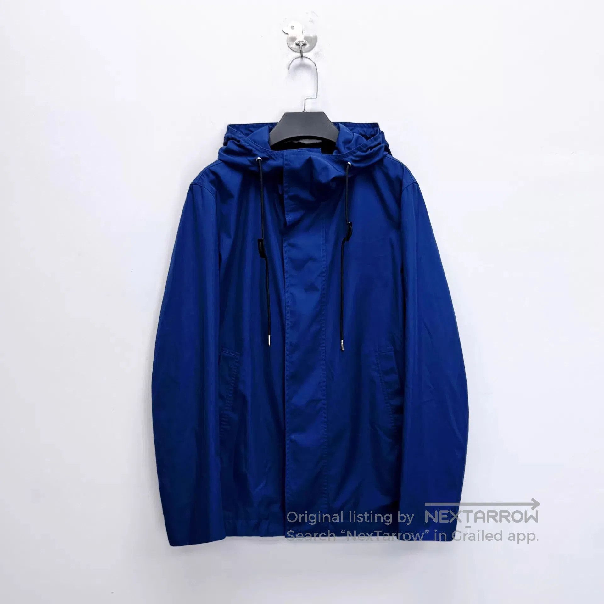 Dior Blue Hooded Light Jacket Size S. Size US S / EU 44-46 / 1 - 1 Thumbnail