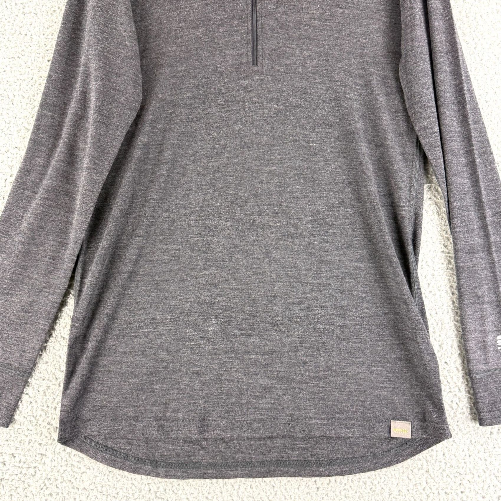 Vintage Meriwool Layers 250 Midweight Half Zip Shirt Mens XL Gray Long Sleeve Wool Size US XL / EU 56 / 4 - 5 Thumbnail