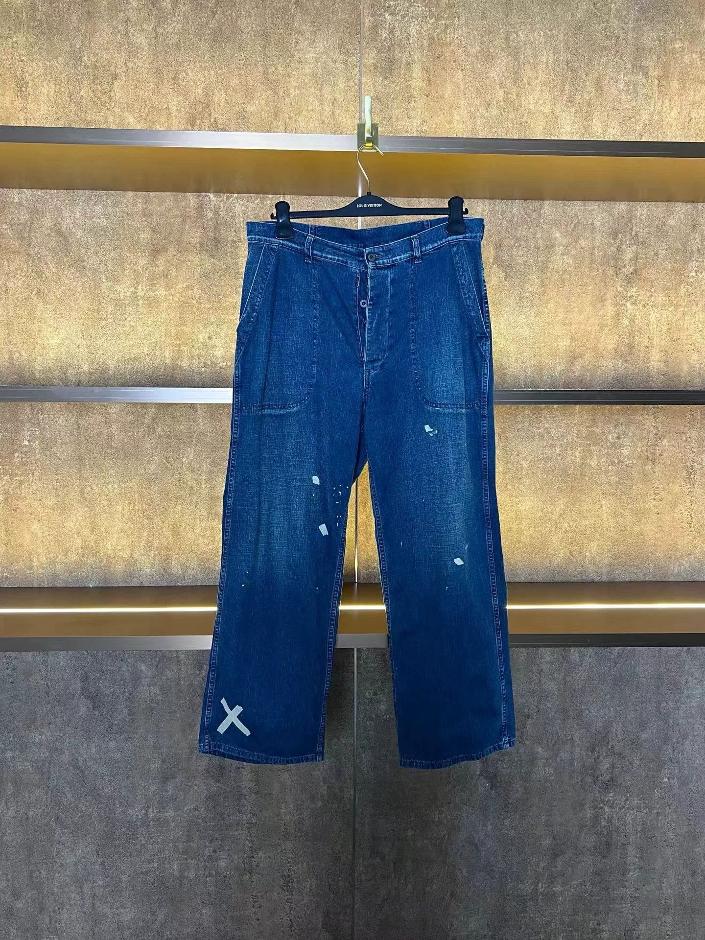 Maison Margiela Maison Margiela Paint Splatter Jeans Size 29 Size 29" - 1 Thumbnail