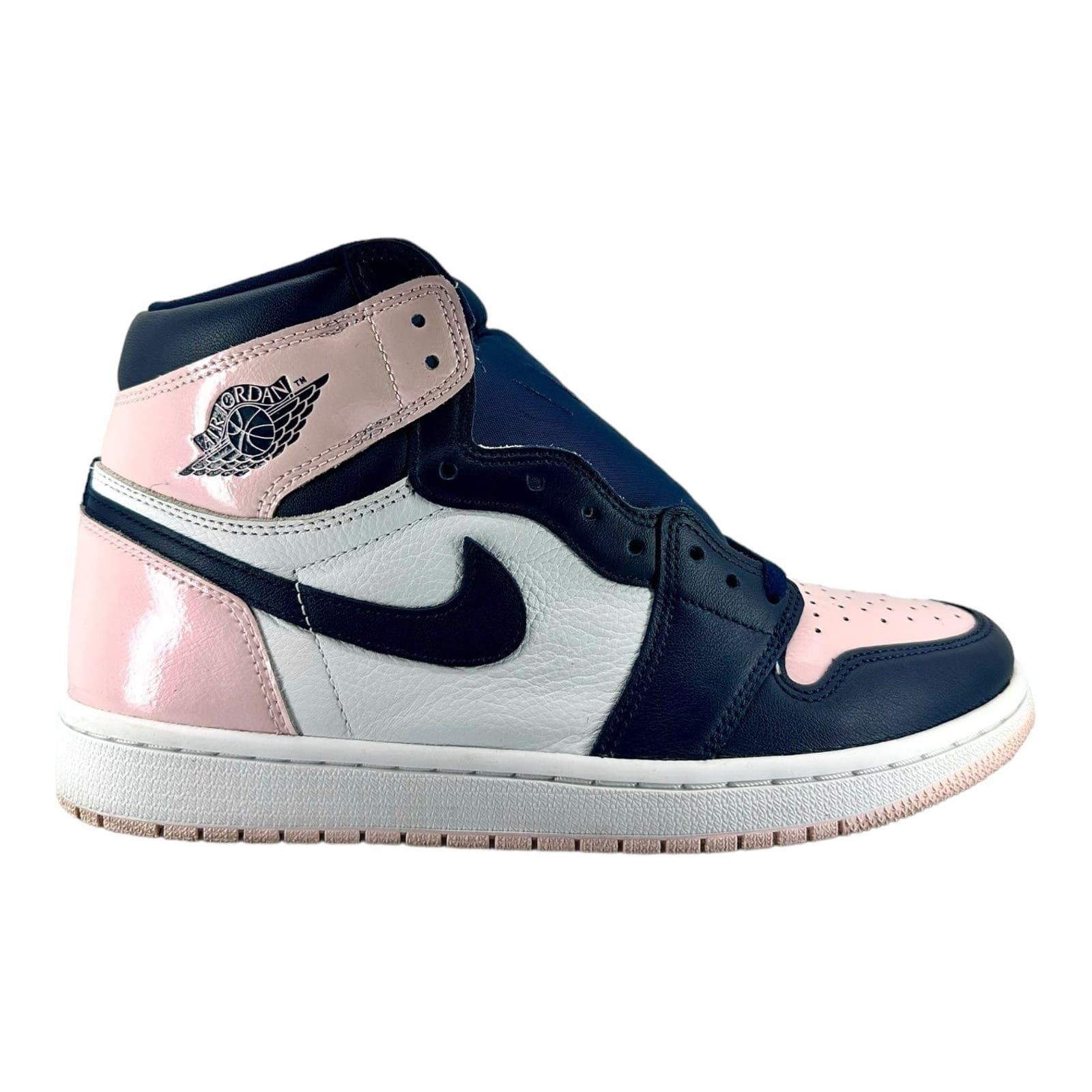 image of Air Jordan 1 Retro High OG Atmosphere (W) Shoes in Pink, Women's (Size 10)