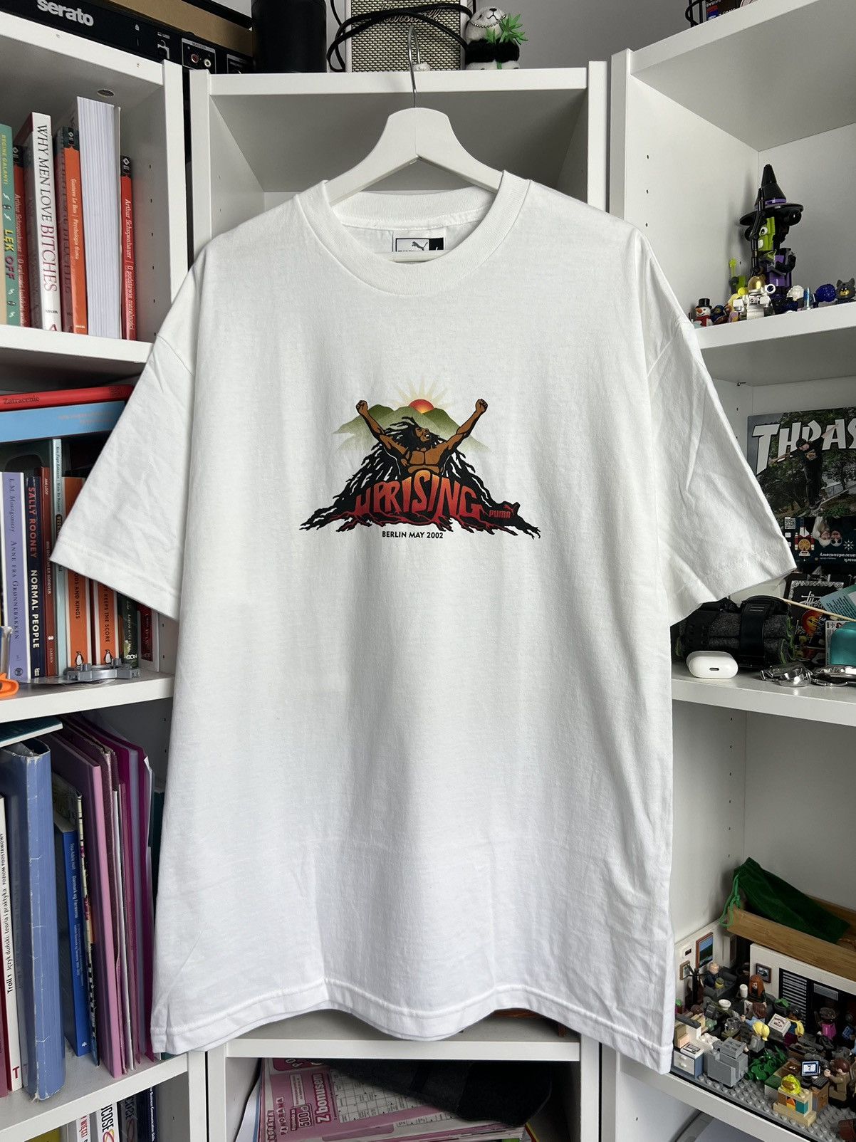 Bob Marley × Puma × Vintage Vintage early 2000s Puma Bob Marley uprising 2002 t-shirt L Size US L / EU 52-54 / 3 - 1 Thumbnail