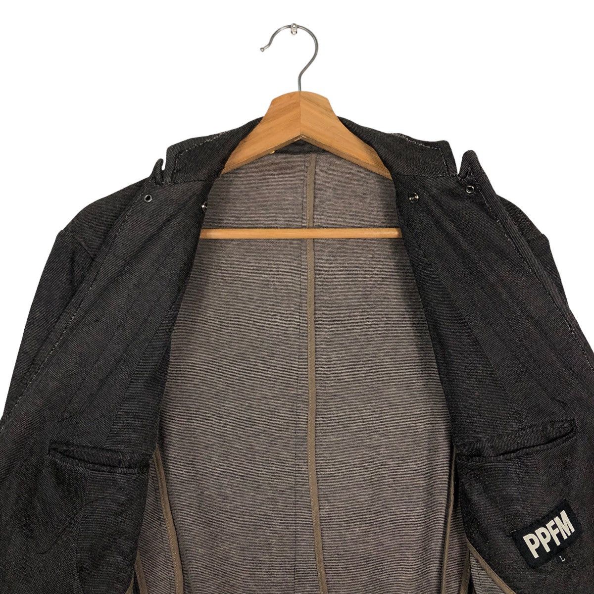 If Six Was Nine 🔥Bondage Biker Jacket PPFM Japan Made Chore Style Size US L / EU 52-54 / 3 - 14 Thumbnail
