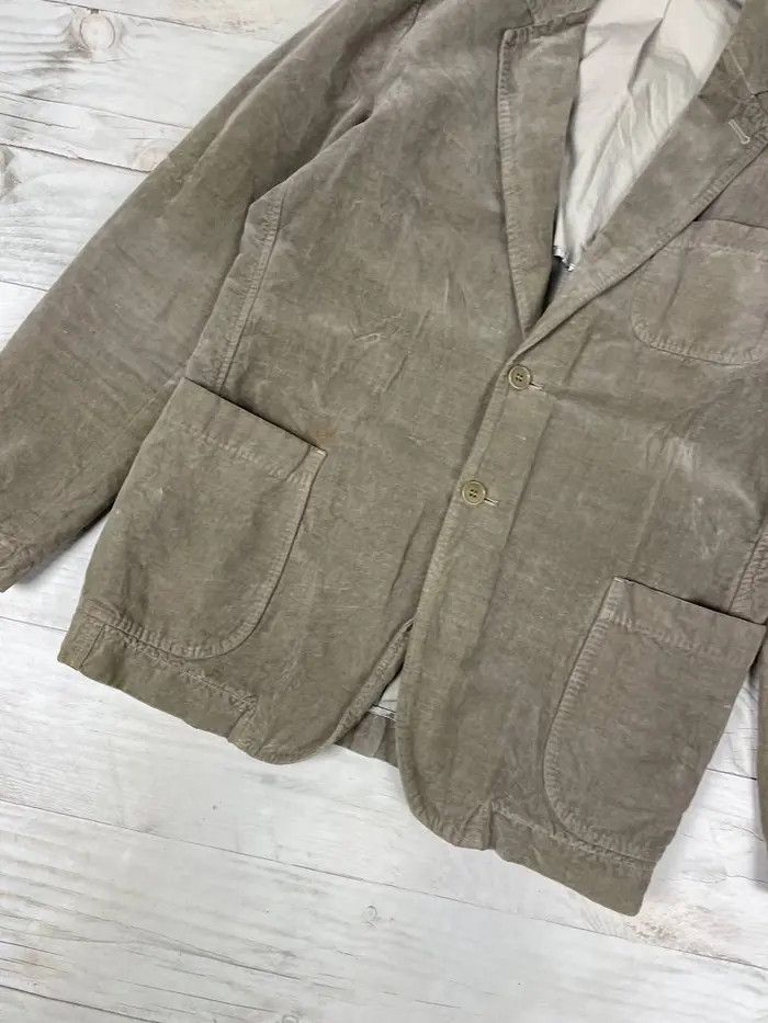 C.P. Company Vintage C.P Company Velvet BLAZER Jacket 2007 Ramie Cotton Size US L / EU 52-54 / 3 - 3 Thumbnail