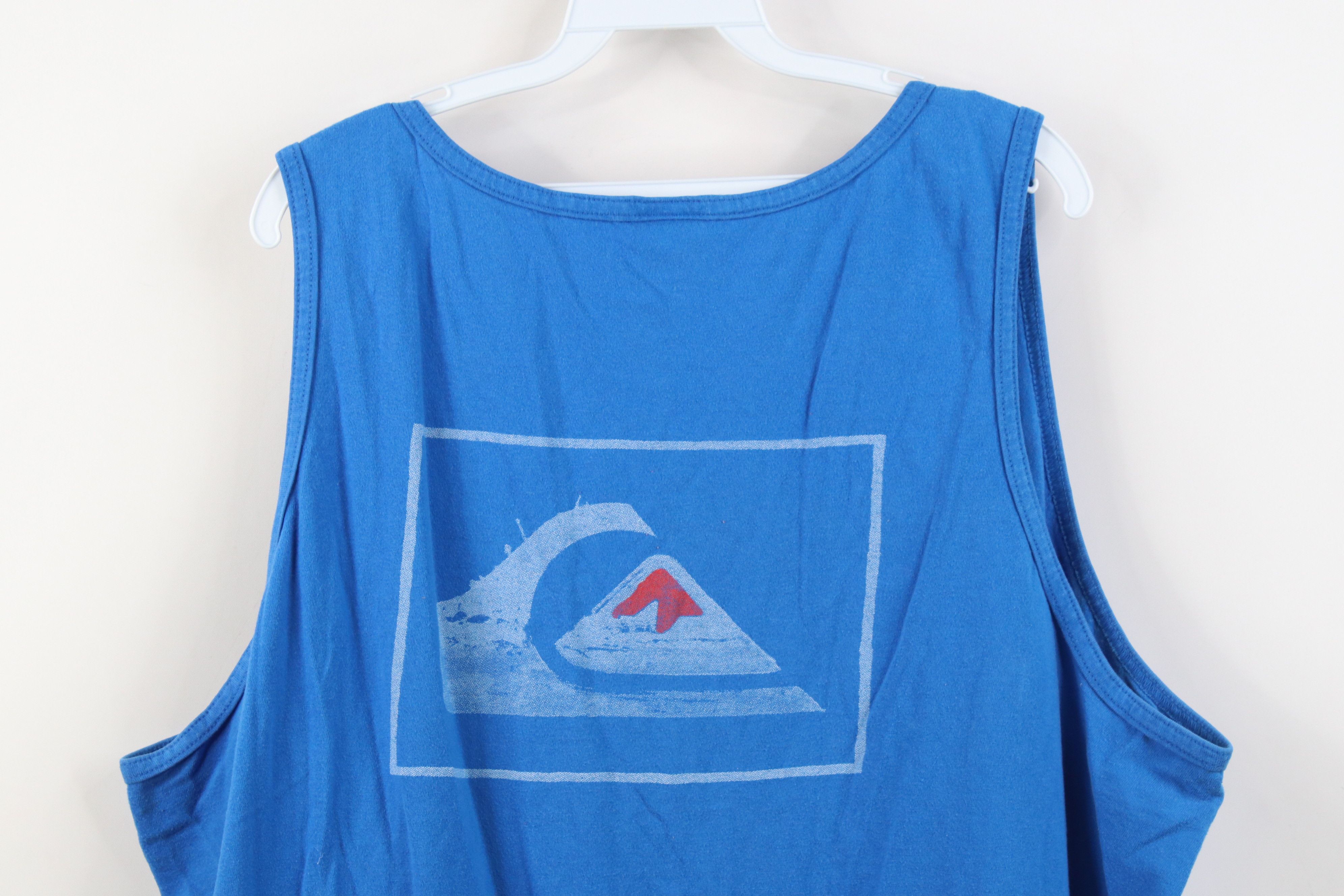 Quiksilver Vintage Y2K Quiksilver Surfing Tank Top T-Shirt Blue Cotton Size US XXL / EU 58 / 5 - 11 Thumbnail