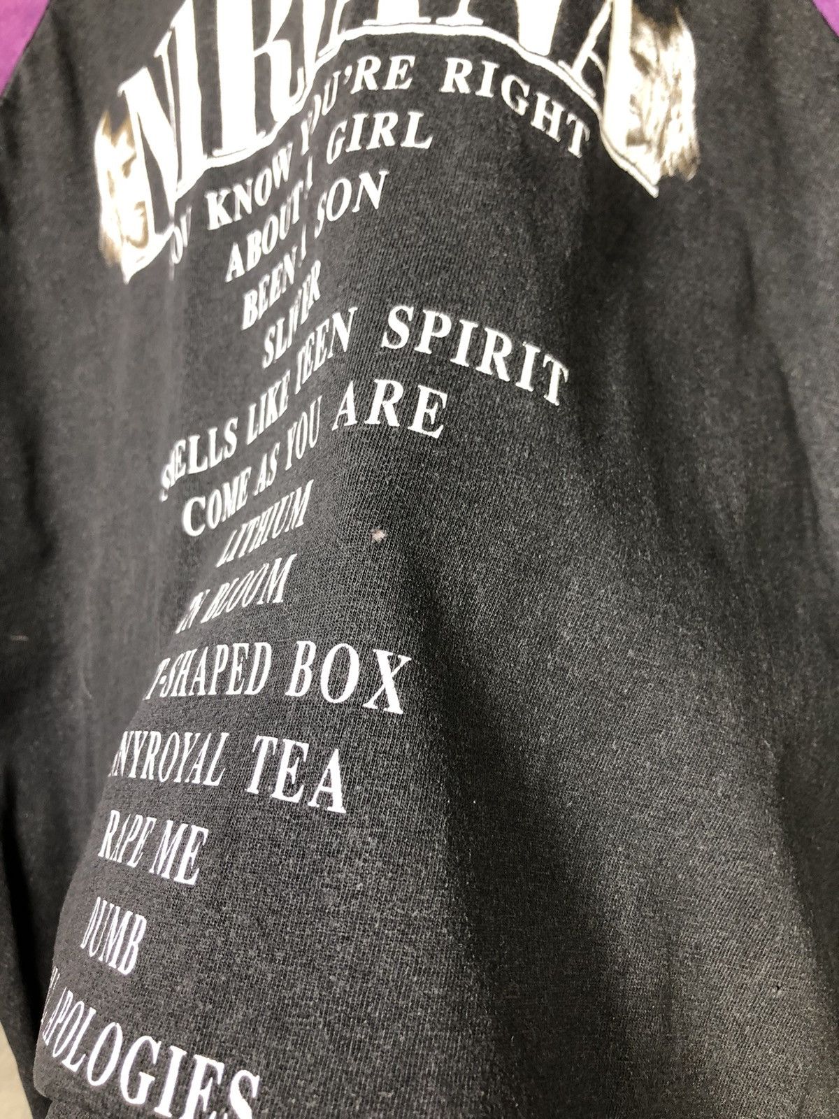 Band Tees Vintage Nirvana Longsleeve Built Up T-shirt Size S / US 4 / IT 40 - 12 Thumbnail