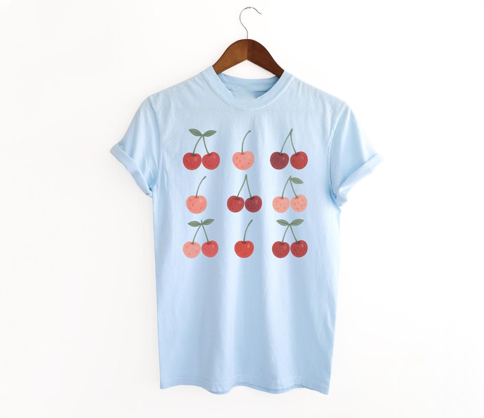 Other Cherry Shirt – Retro Summer Fruit Graphic Tee Size M / US 6-8 / IT 42-44 - 3 Thumbnail