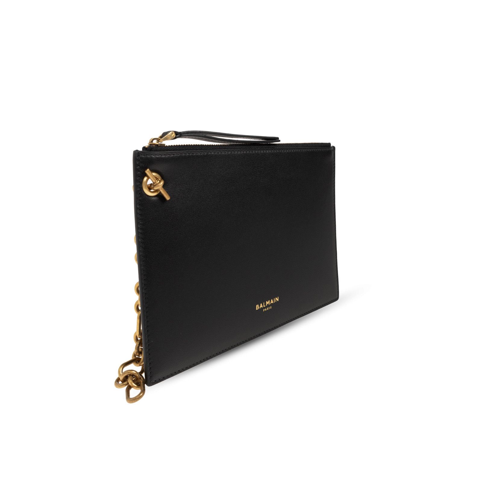 Balmain BALMAIN Pulse Black Leather Pouch Bag New & Authentic Size ONE SIZE - 3 Thumbnail