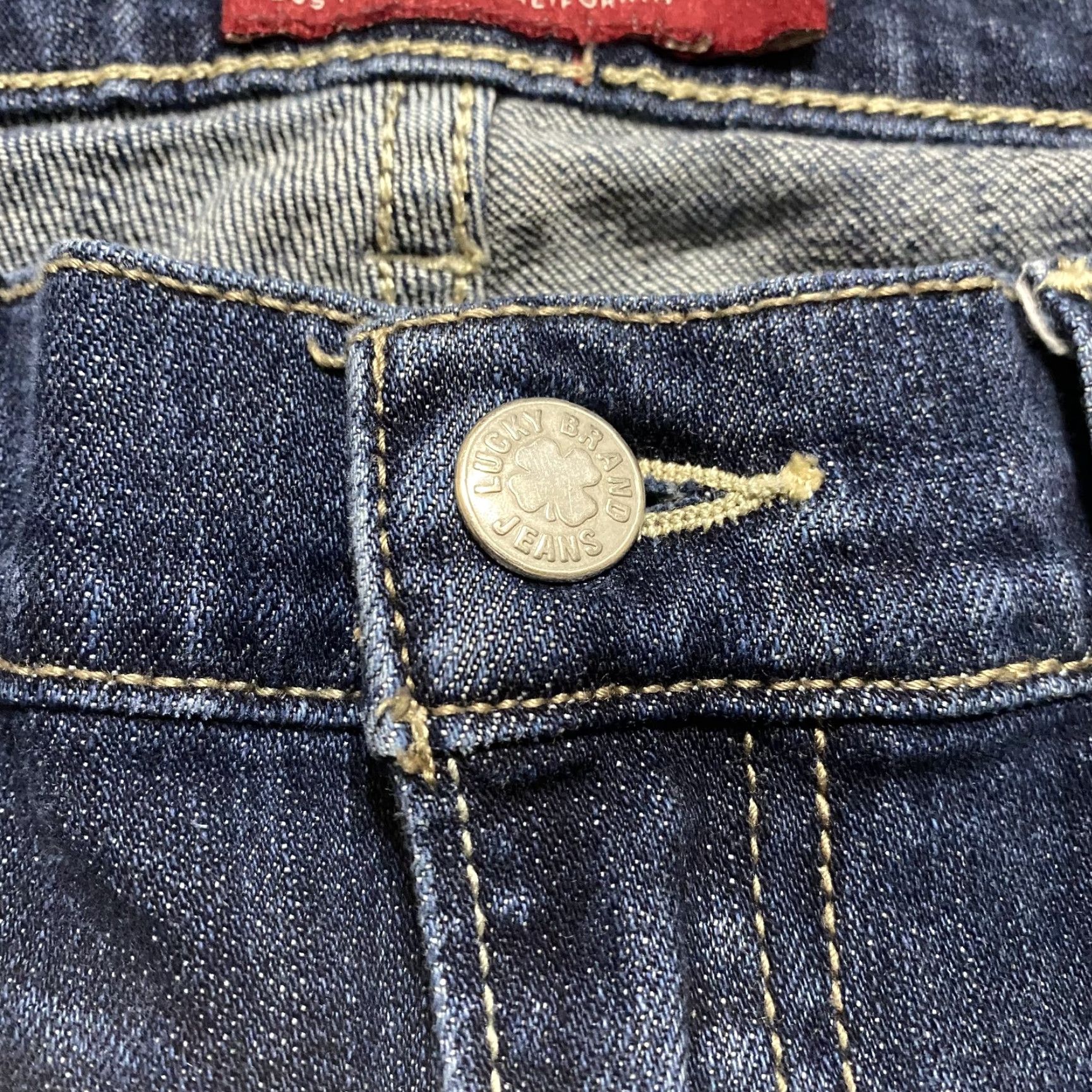 Lucky Brand Lucky Brand Jeans Womens 2 Denim Blue Slim Skinny Distressed Mid Rise Pocketed Denim (Keep to original words, but must fit rules) Size 26" / US 2 / IT 38 - 3 Thumbnail