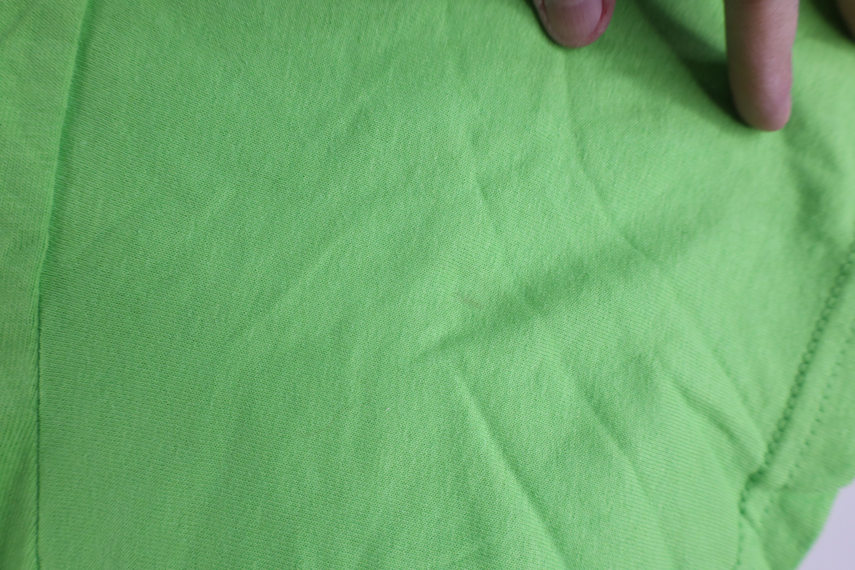Vintage Vintage 90s Y2K Streetwear Short Sleeve T-Shirt Lime Green Size US XL / EU 56 / 4 - 7 Thumbnail