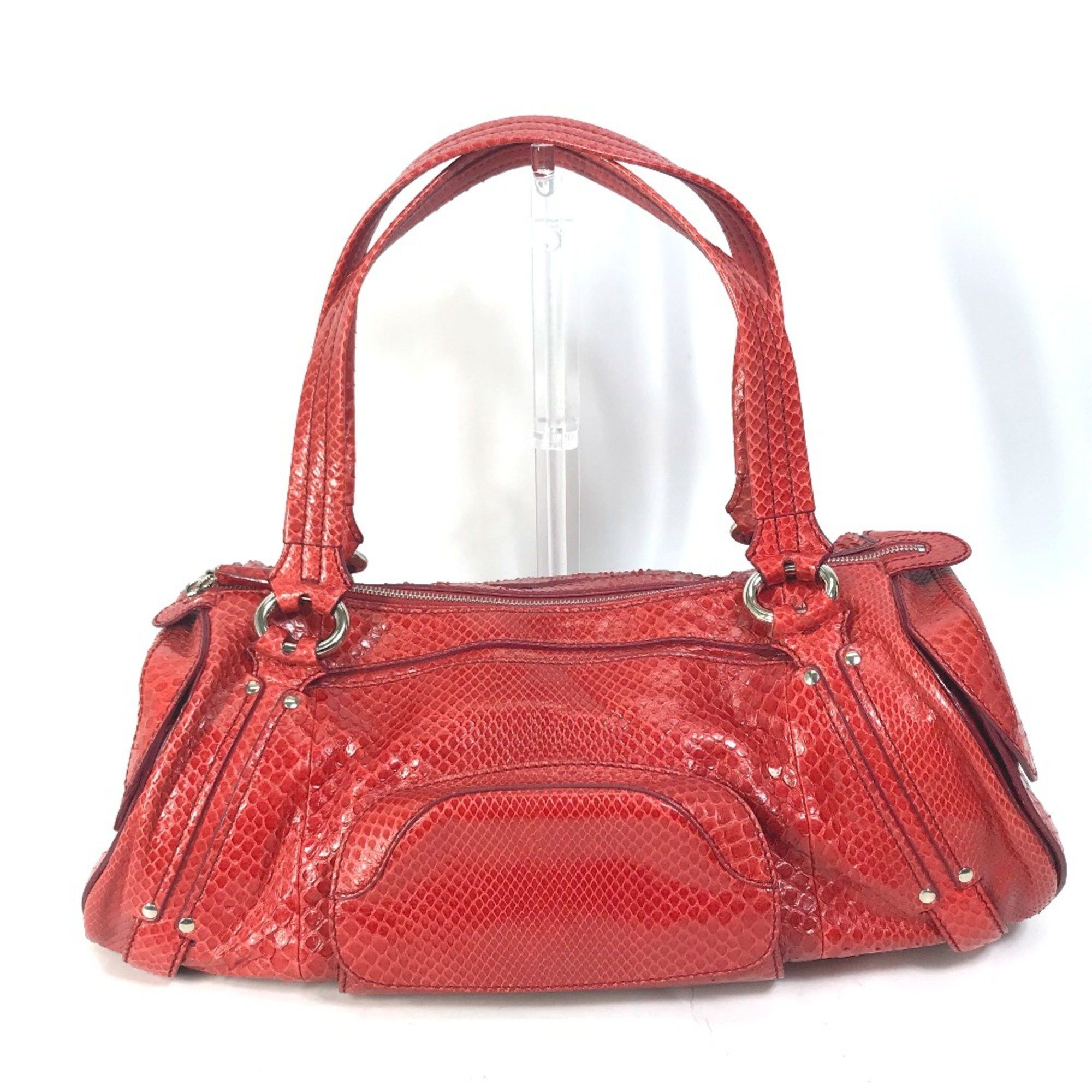 Celine CELINE vintage Shoulder Bag Shoulder Bag Duffle Bag Red Size ONE SIZE - 1 Thumbnail