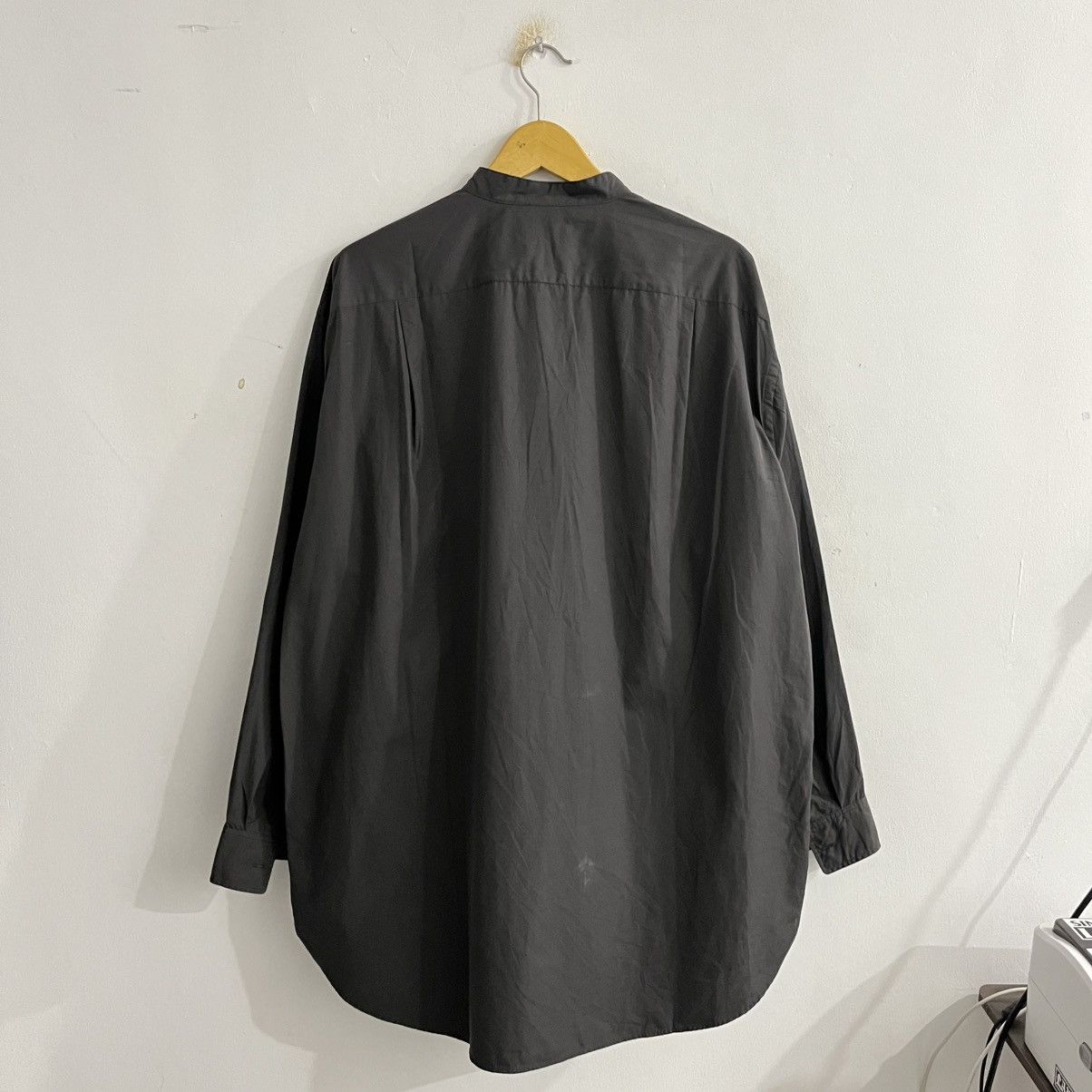 Jil Sander × Uniqlo Uniqlo X Jil Sander Basic Minimalist Stand Collar Shirt Size US XL / EU 56 / 4 - 7 Thumbnail