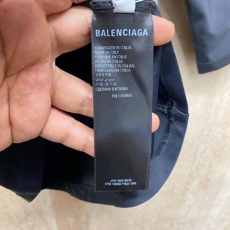 Balenciaga Balenciaga size 34 Adidas co-branded black logo cycling su Size XS / US 0-2 / IT 36-38 - 4 Thumbnail
