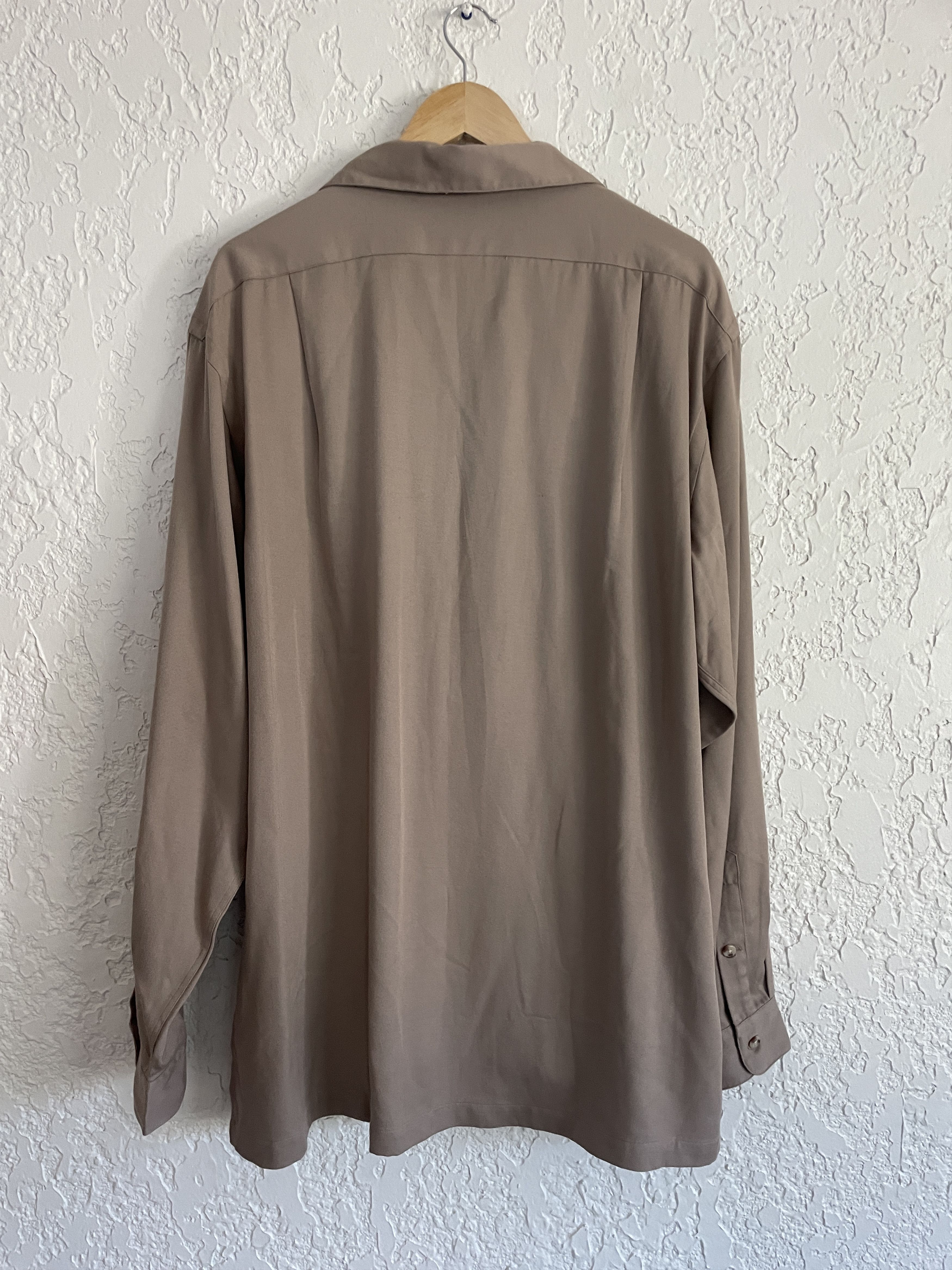 🔥 Polo Ralph Lauren® RARE 90s Rayon Wool Gabardine Shirt