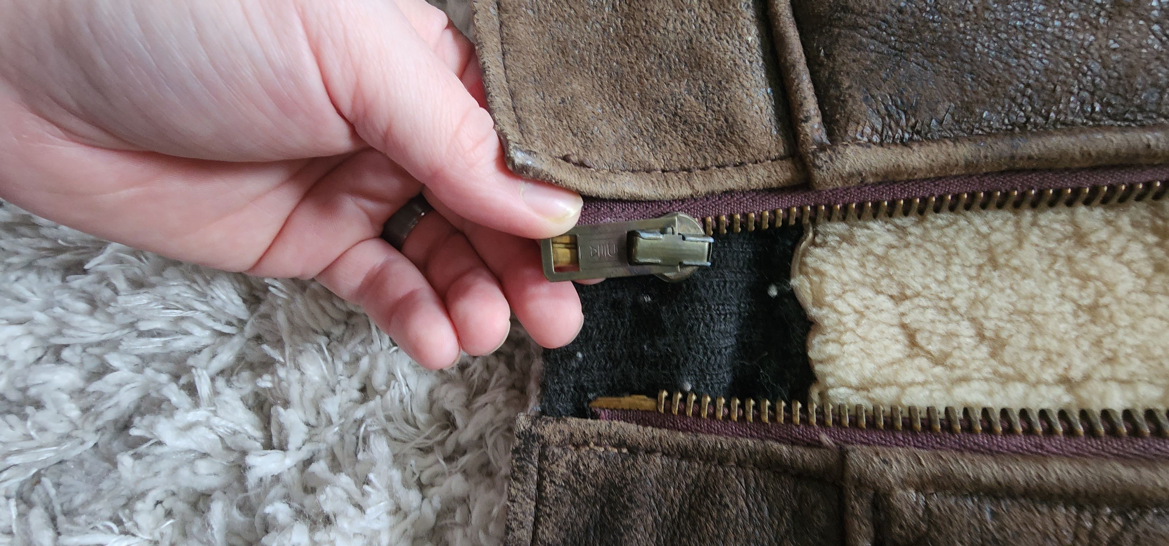 Schott Vintage x Schott x Sheepskin flight jacket Size US M / EU 48-50 / 2 - 5 Thumbnail