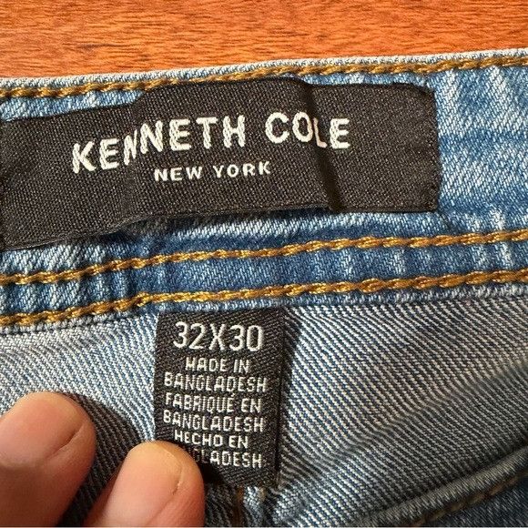 Kenneth Cole Kenneth Cole Light Blue Straight Jeans 32x30 Size US 32 / EU 48 - 3 Thumbnail