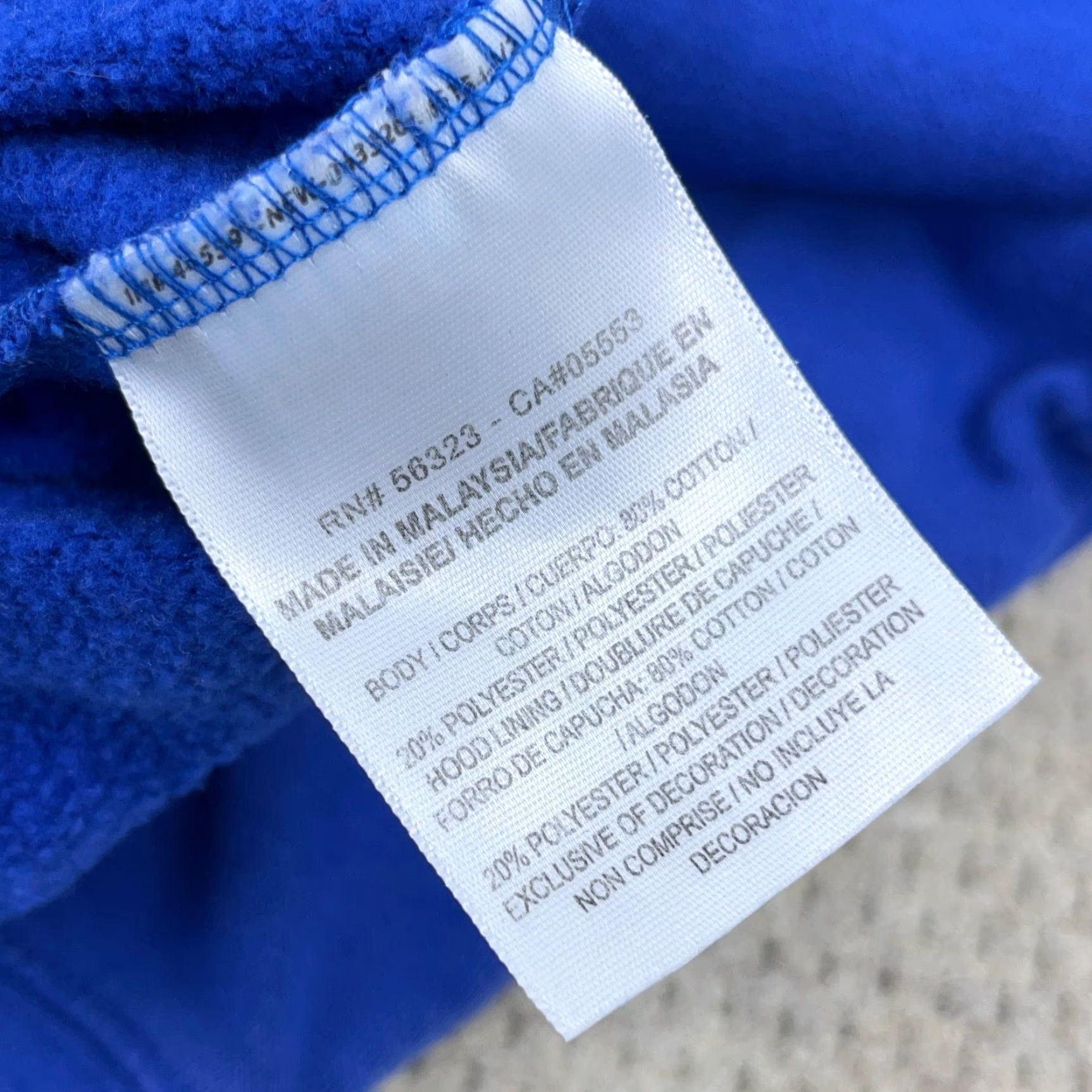 Nike Nike Hoodie Men L Large Royal Blue Sweatshirt Swoosh Cotton Adult Size US L / EU 52-54 / 3 - 6 Thumbnail